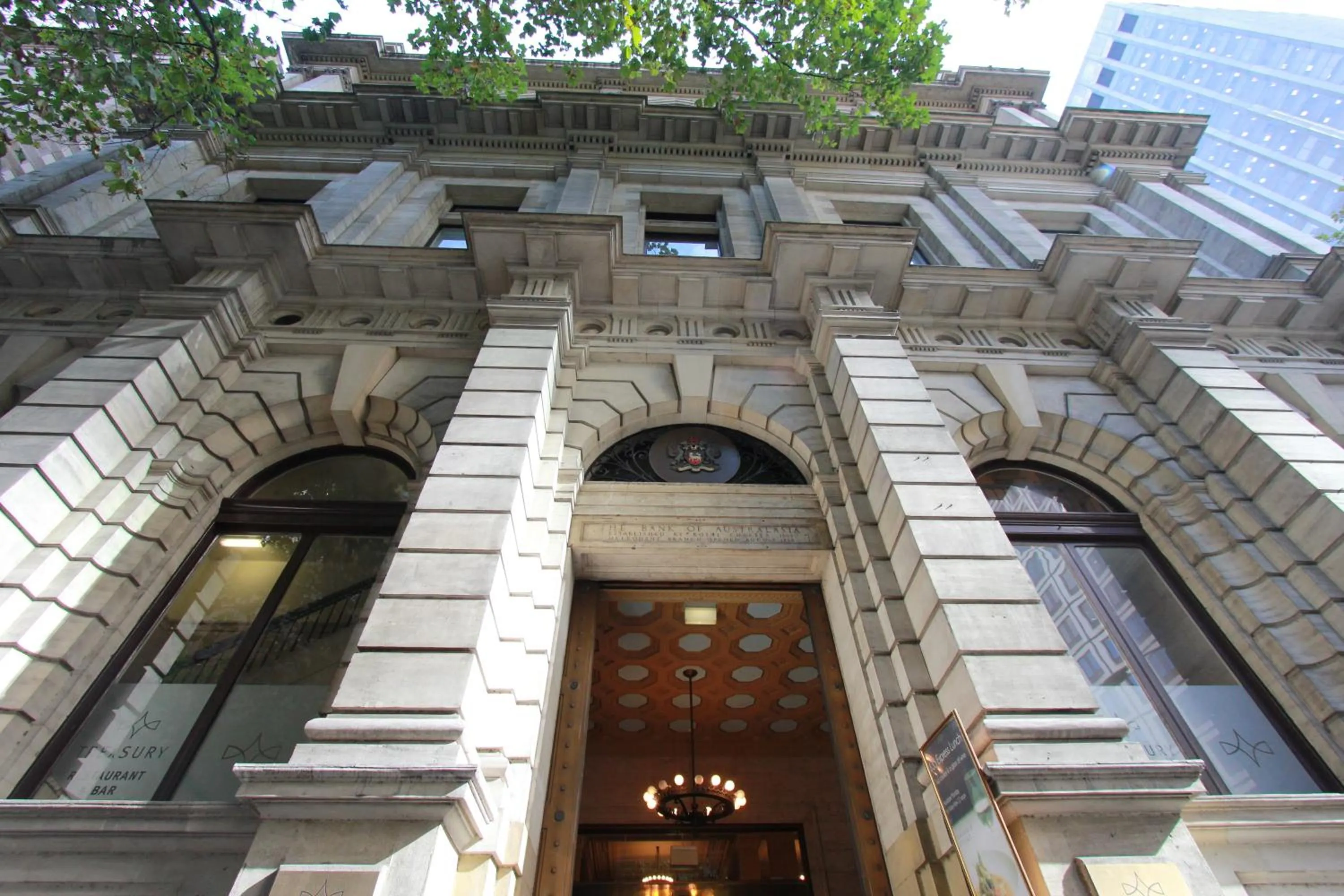 Facade/entrance in Treasury on Collins Melbourne