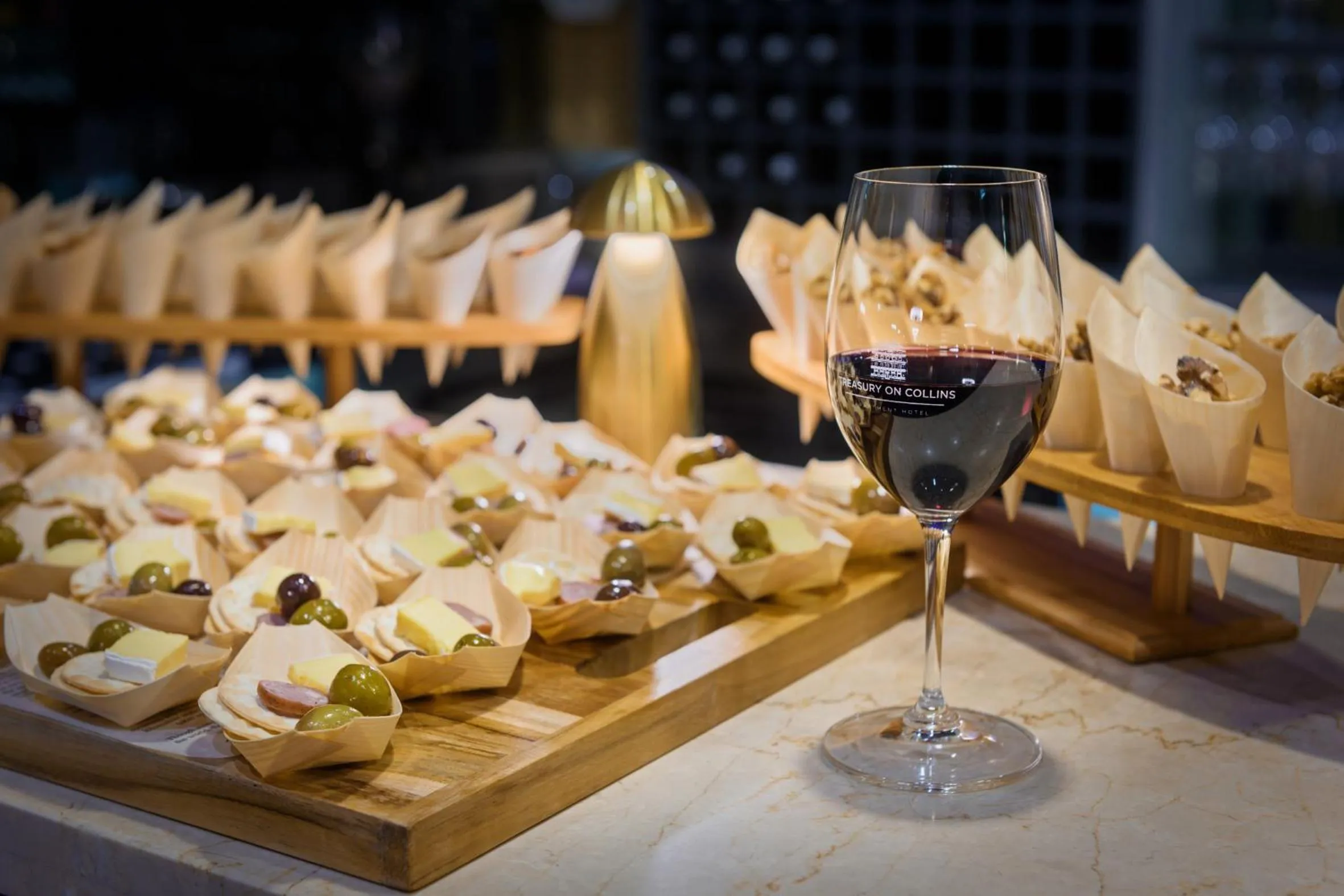 Alcoholic drinks in Treasury on Collins Melbourne