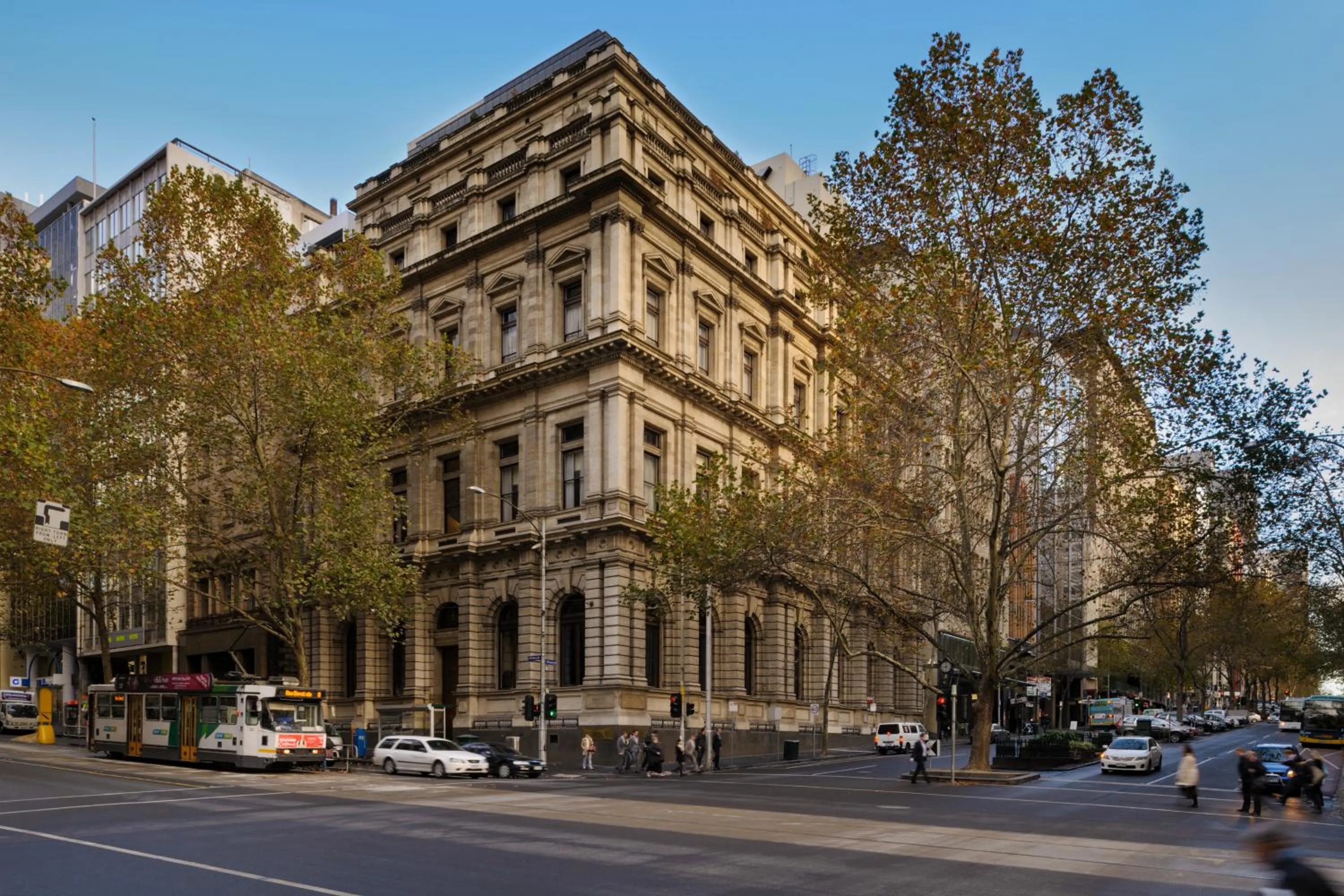 Property building in Treasury on Collins Melbourne