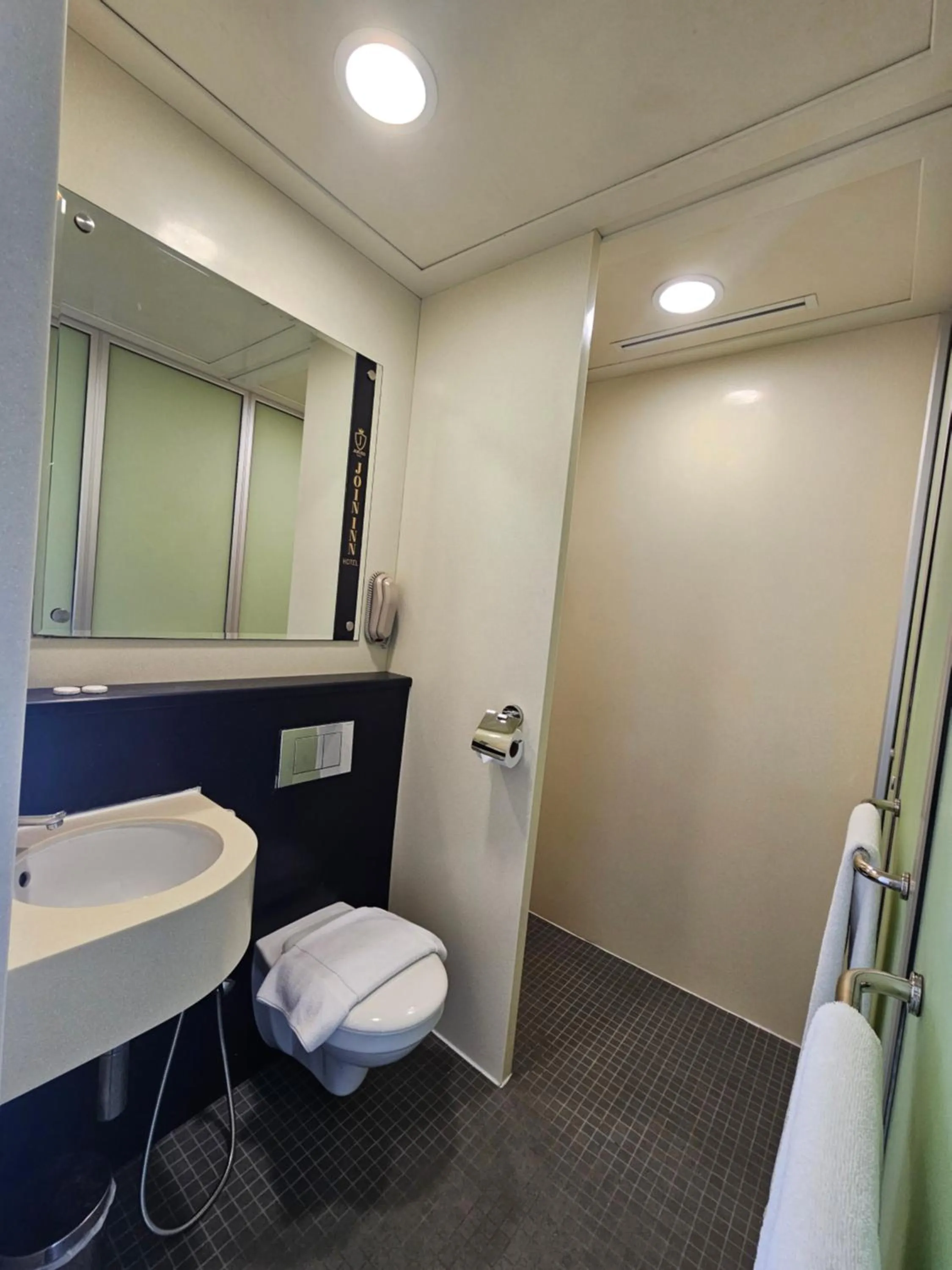 Toilet in JOIN INN HOTEL Jebel Ali, Dubai - Formerly easyHotel Jebel Ali