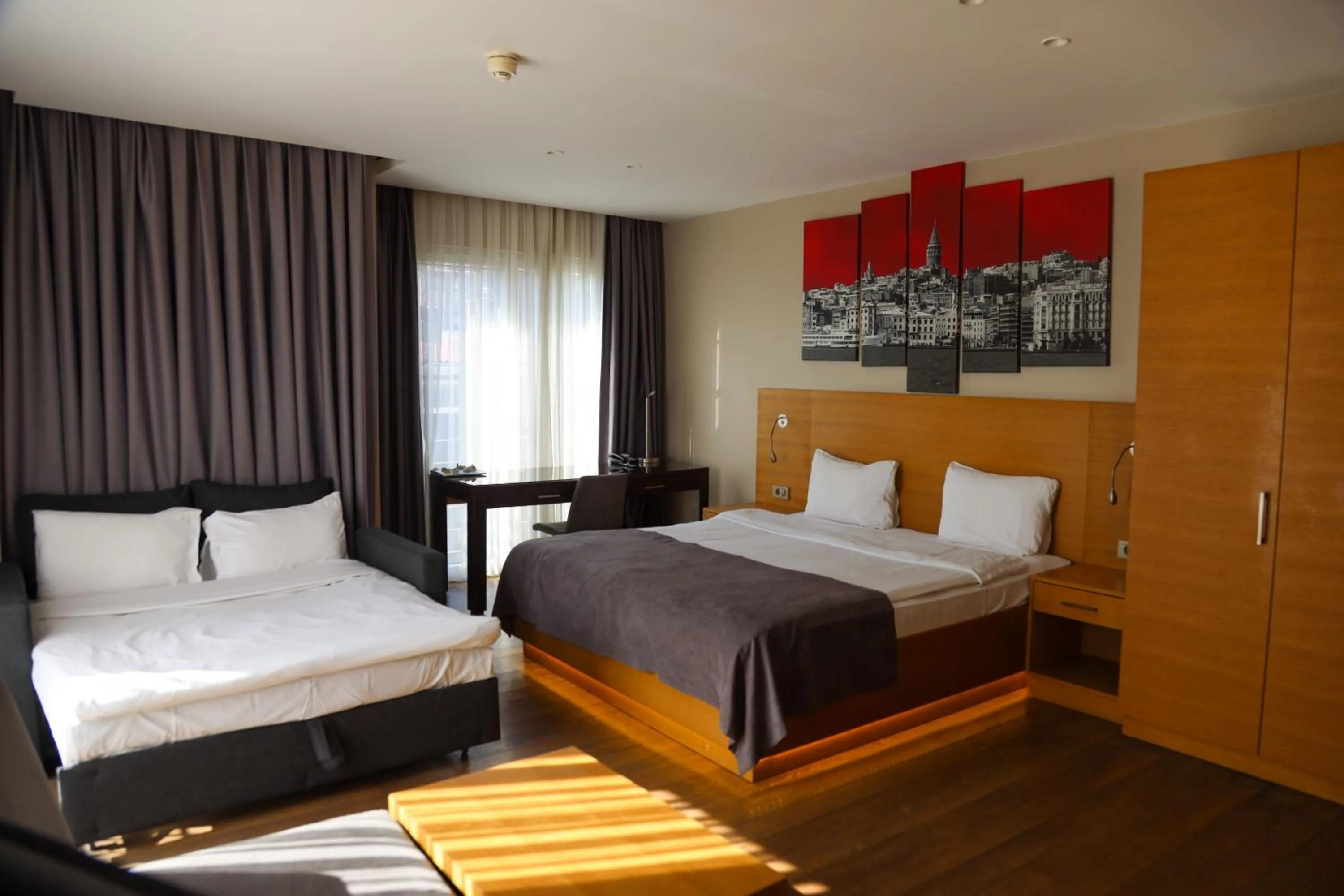 Bed in Endless Suites Taksim