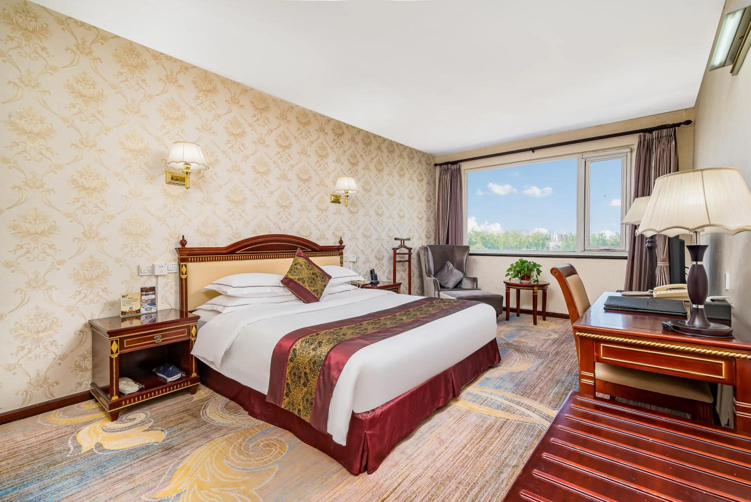 Bed in Beijing Commercial Business Hotel