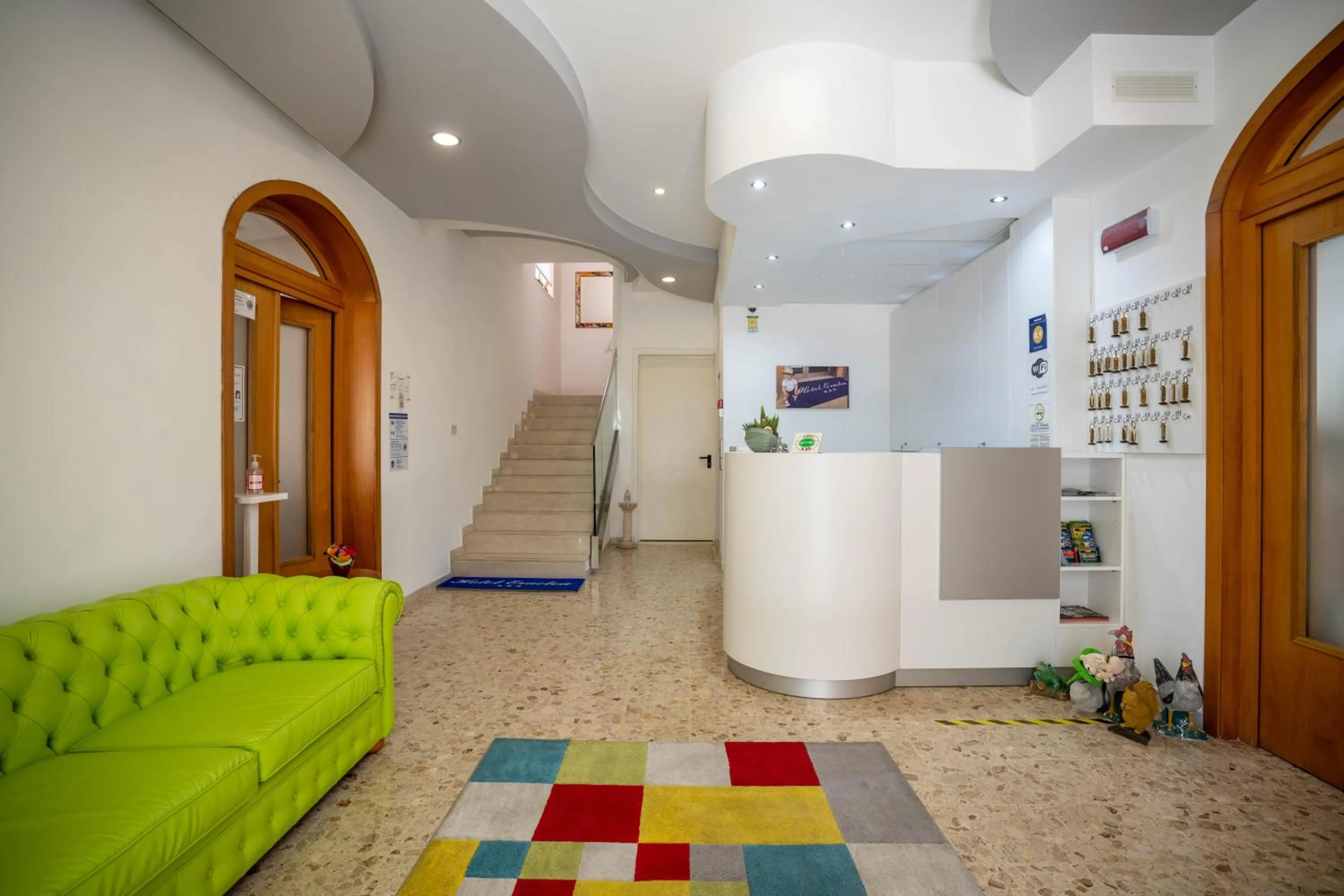 Lobby or reception in Hotel Eraclea