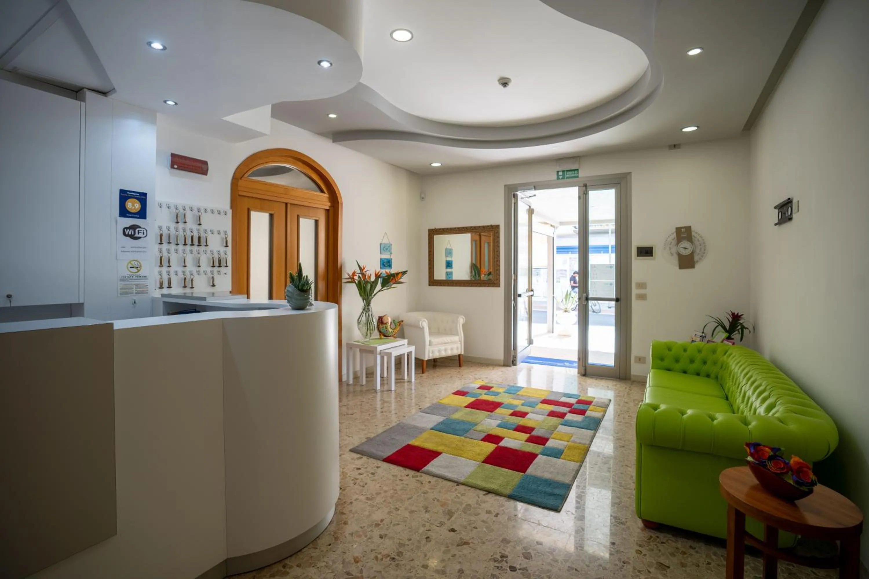 Lobby or reception in Hotel Eraclea