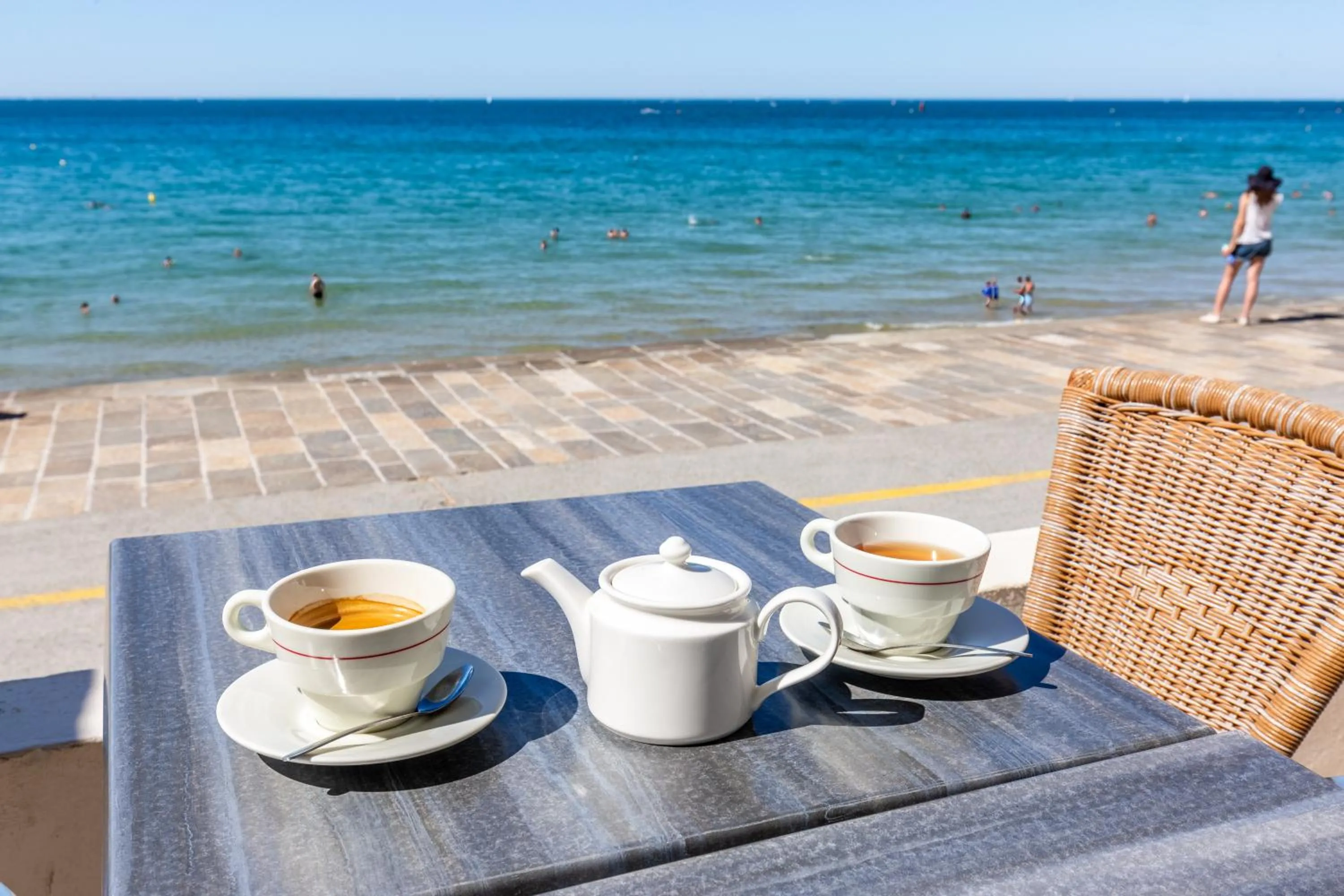 Balcony/Terrace in Hotel Kyriad Saint Malo Centre Plage