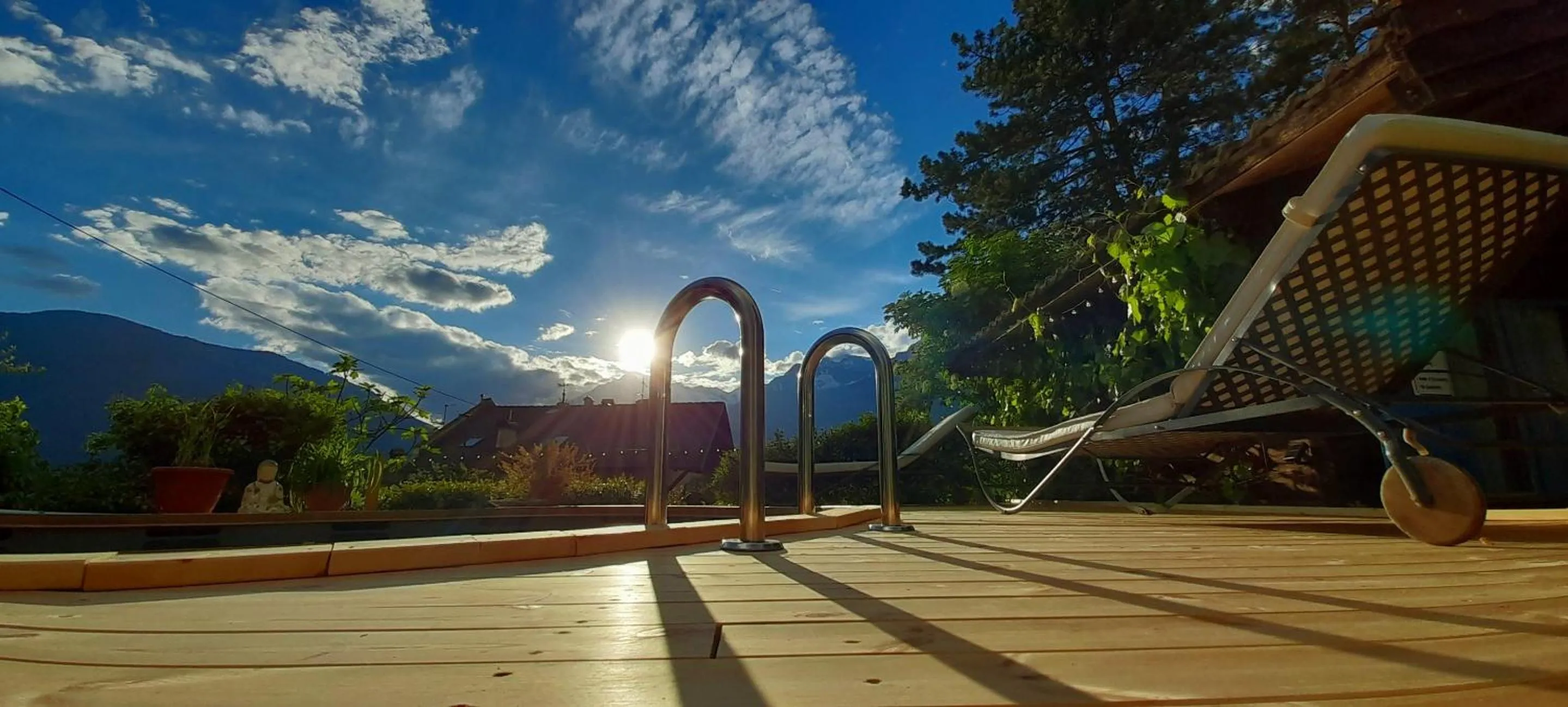Pool view in Home Suite Home Bed & Breakfast