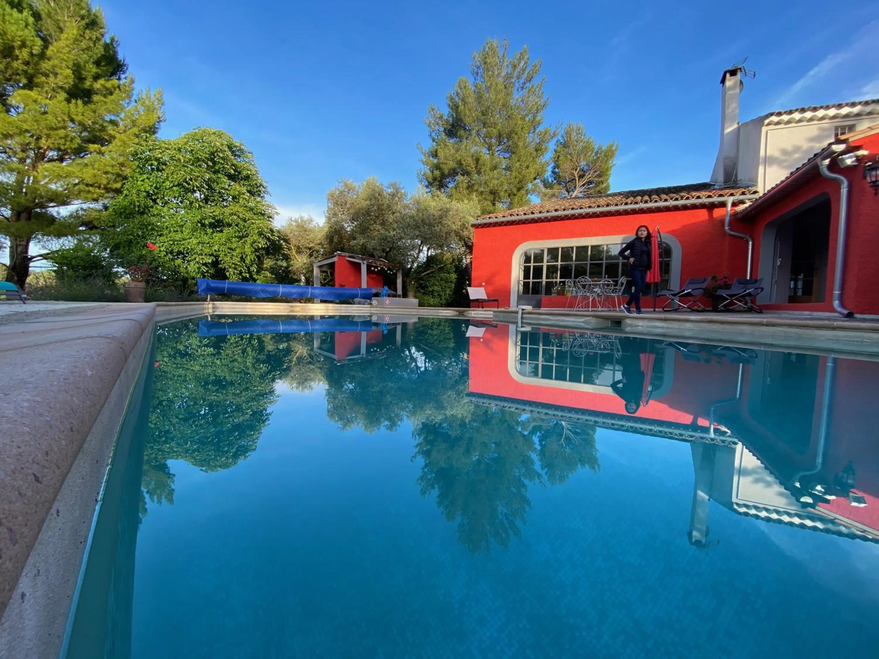 Swimming pool in Le mas de la diligence