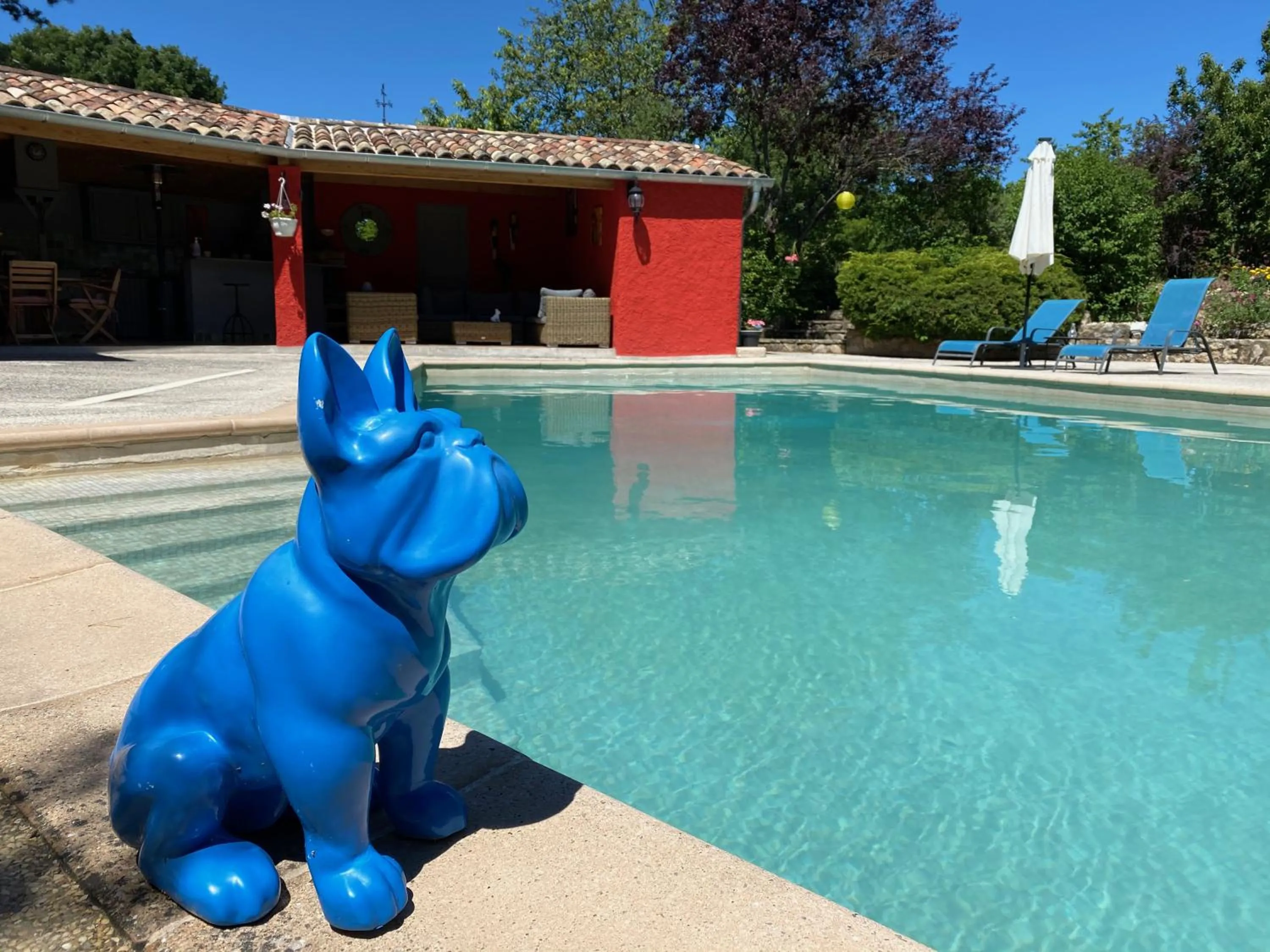 Swimming pool in Le mas de la diligence