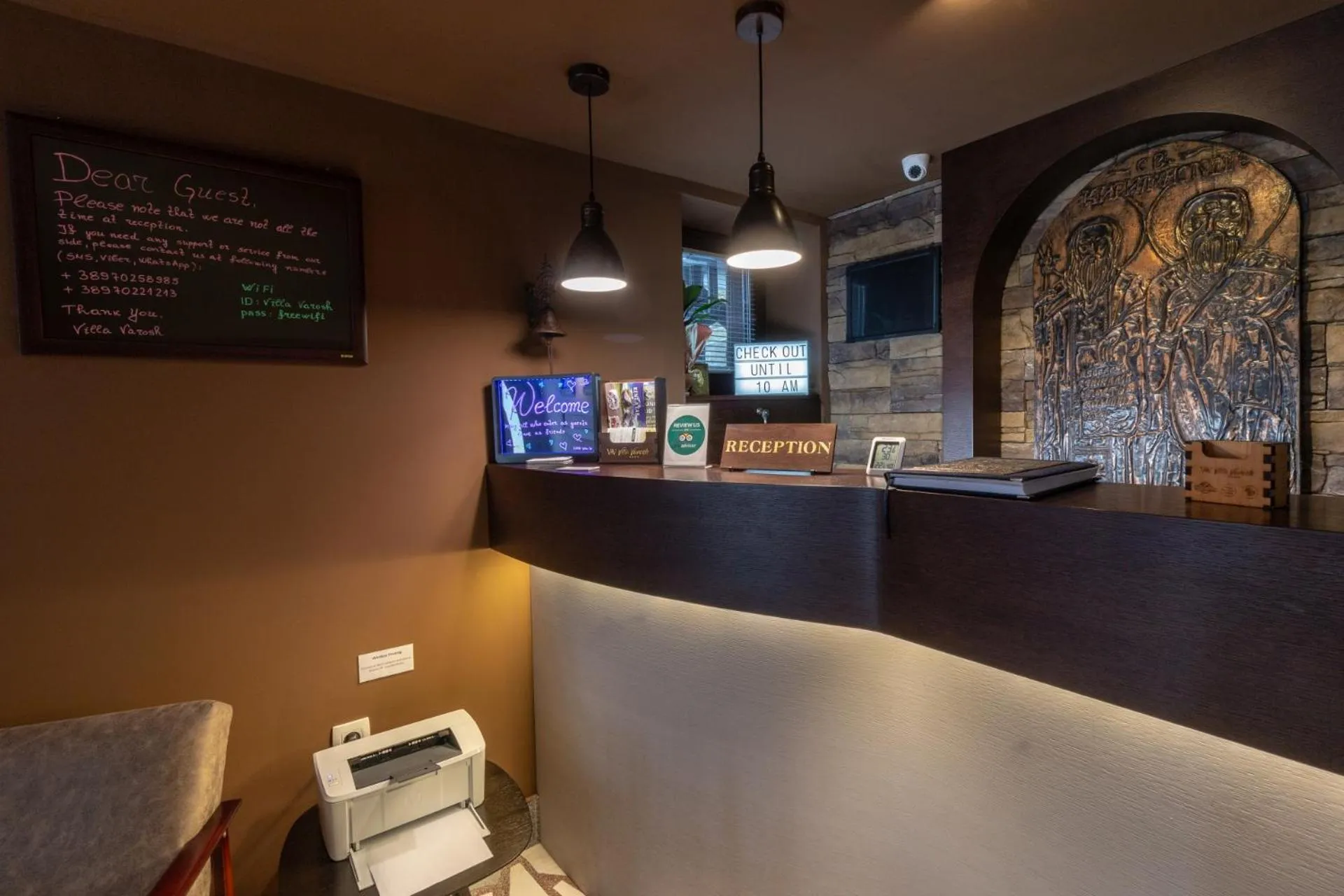 Lobby or reception in Villa Varosh