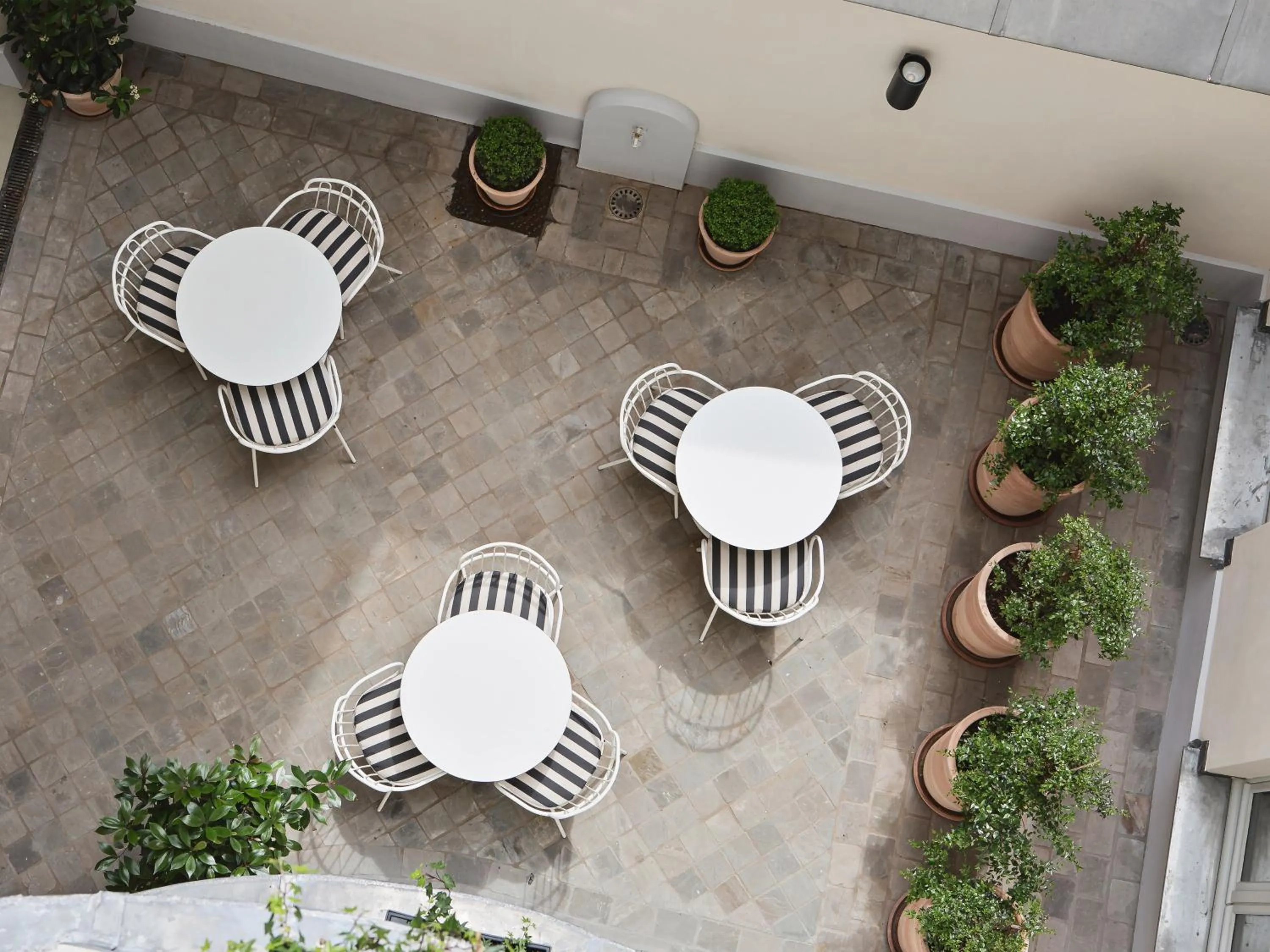 Patio in New Hotel Lafayette