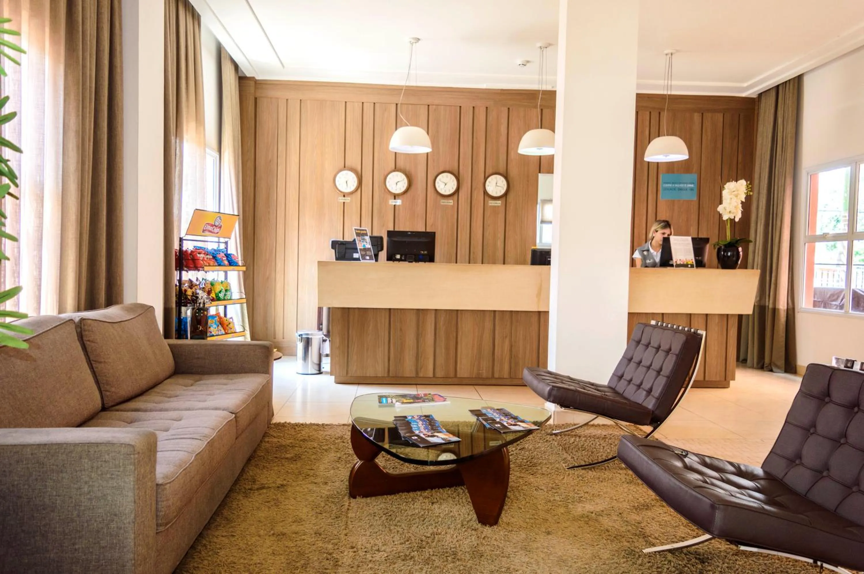 Lobby or reception in The Hill Hotéis Executive