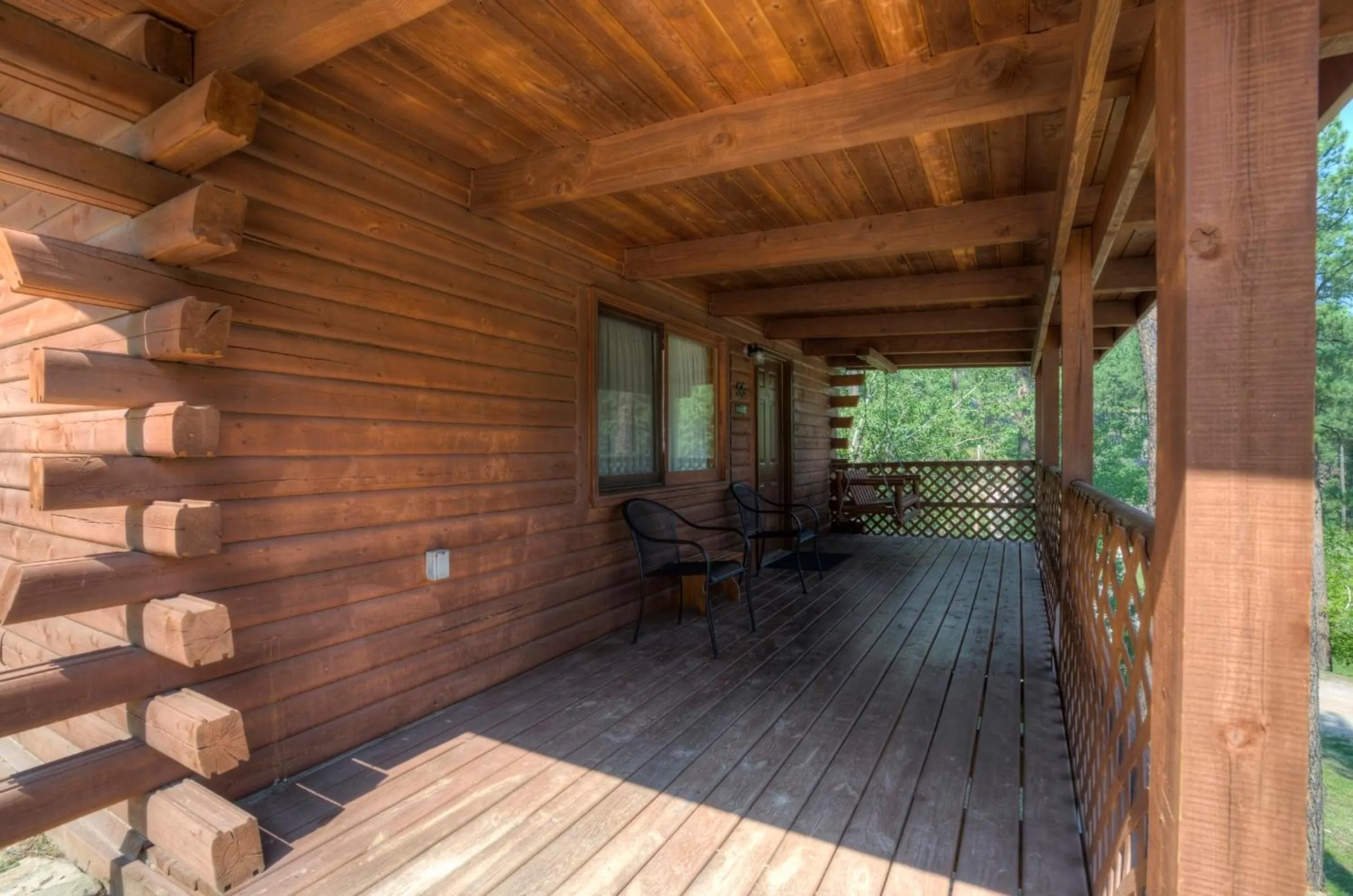 Patio in Powder House Lodge
