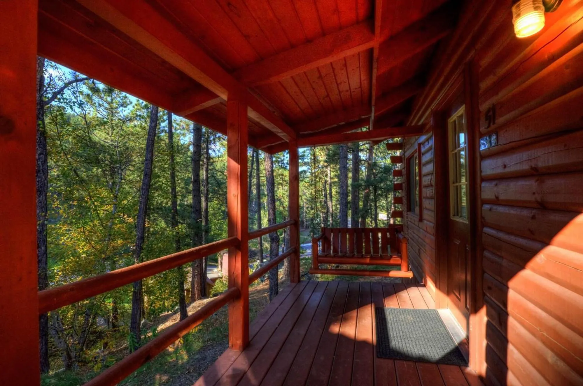 Patio in Powder House Lodge