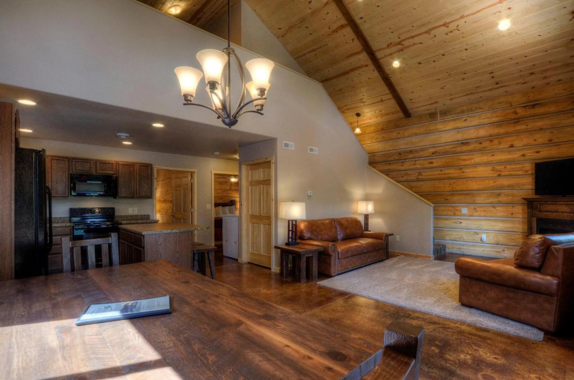Living room in Powder House Lodge