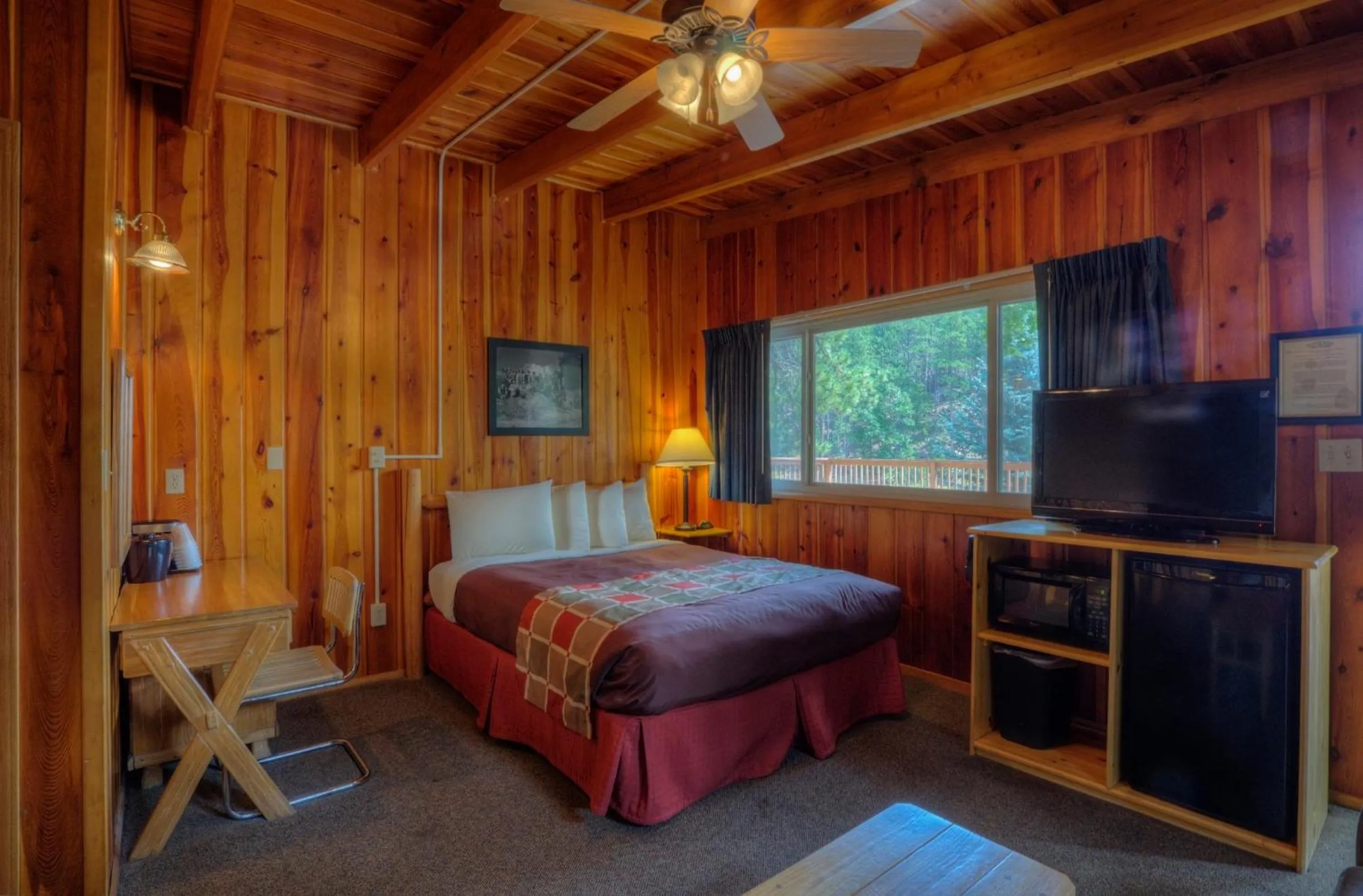 Bed in Powder House Lodge