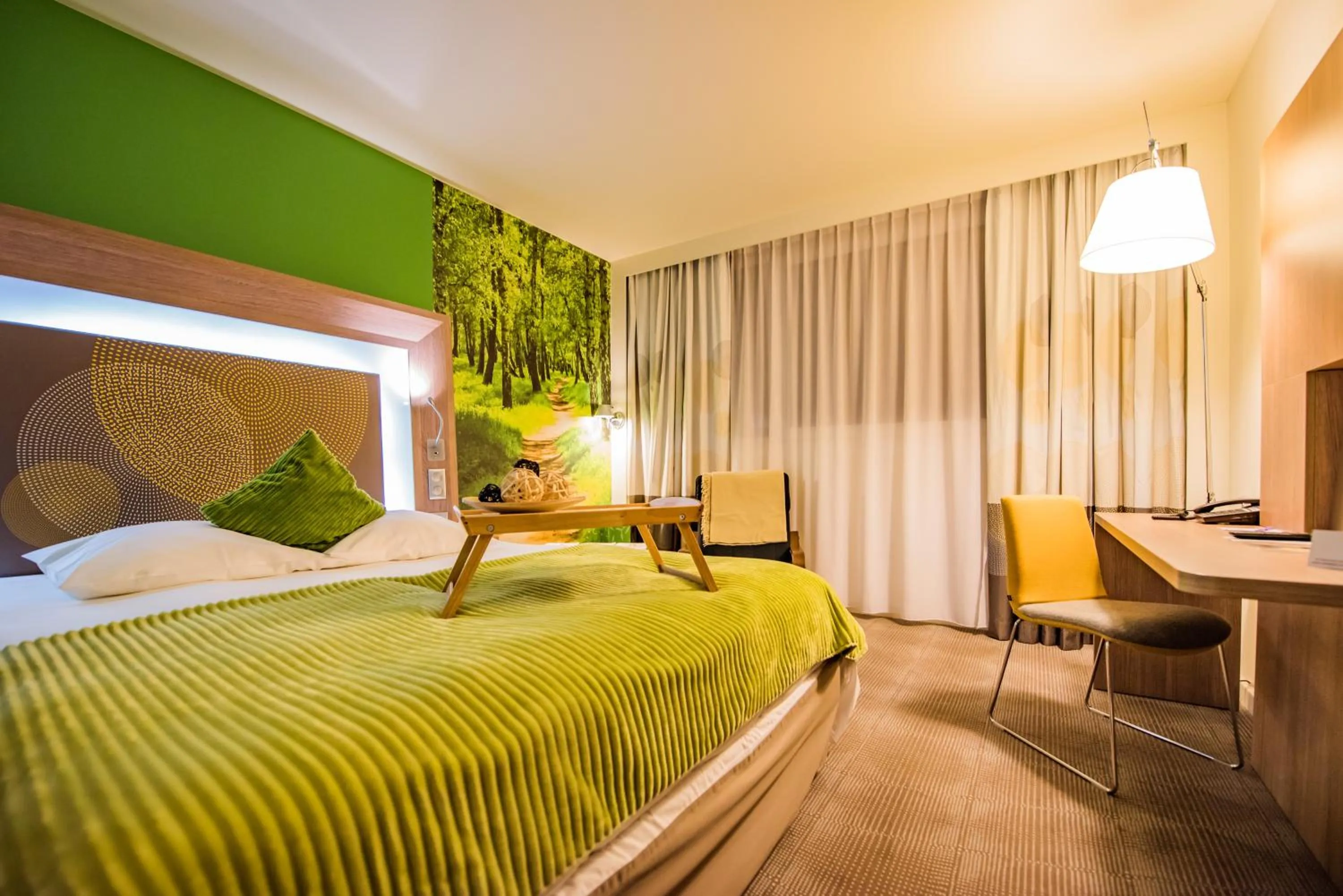 Bed in Novotel Lodz Centrum