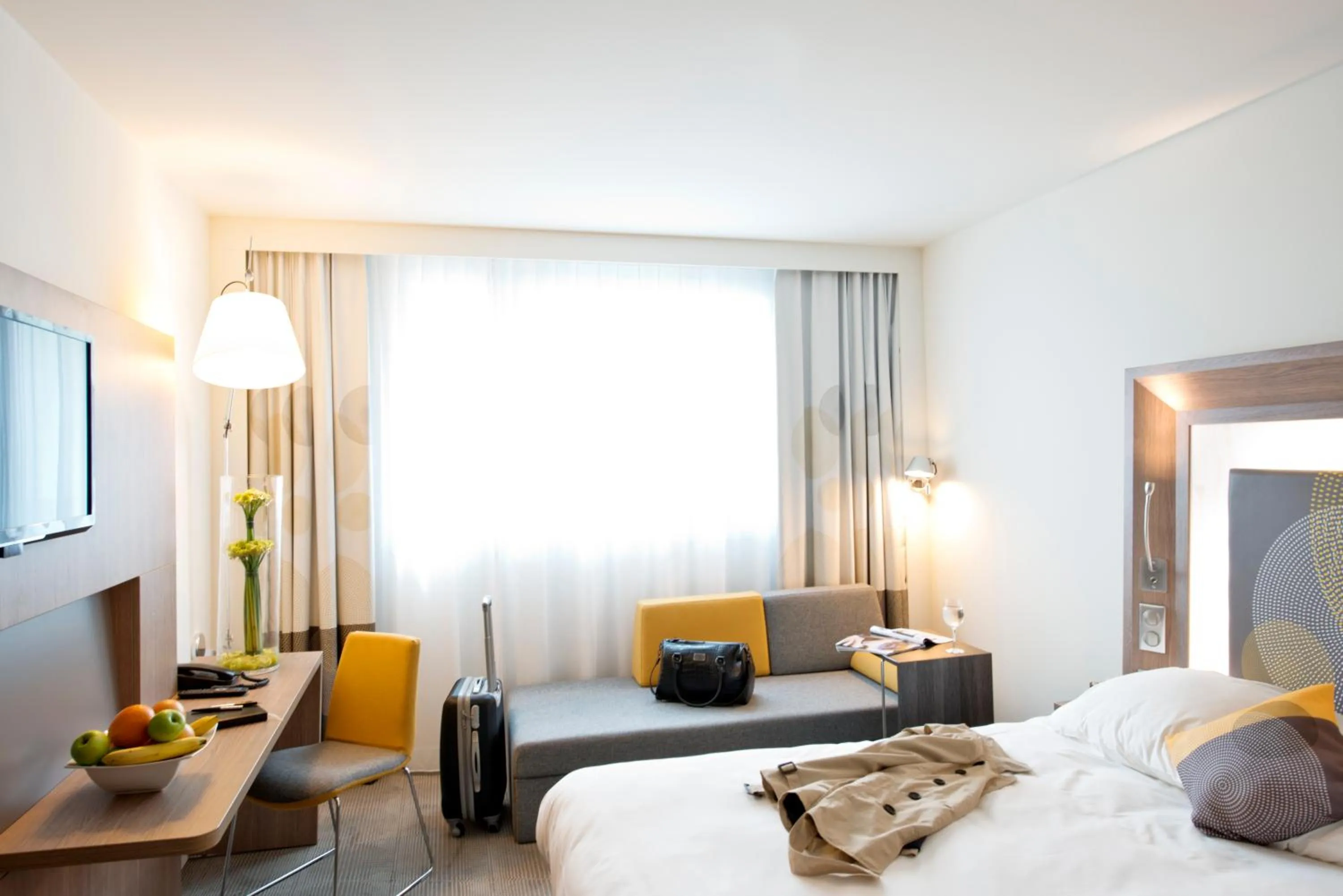 Bed in Novotel Lodz Centrum