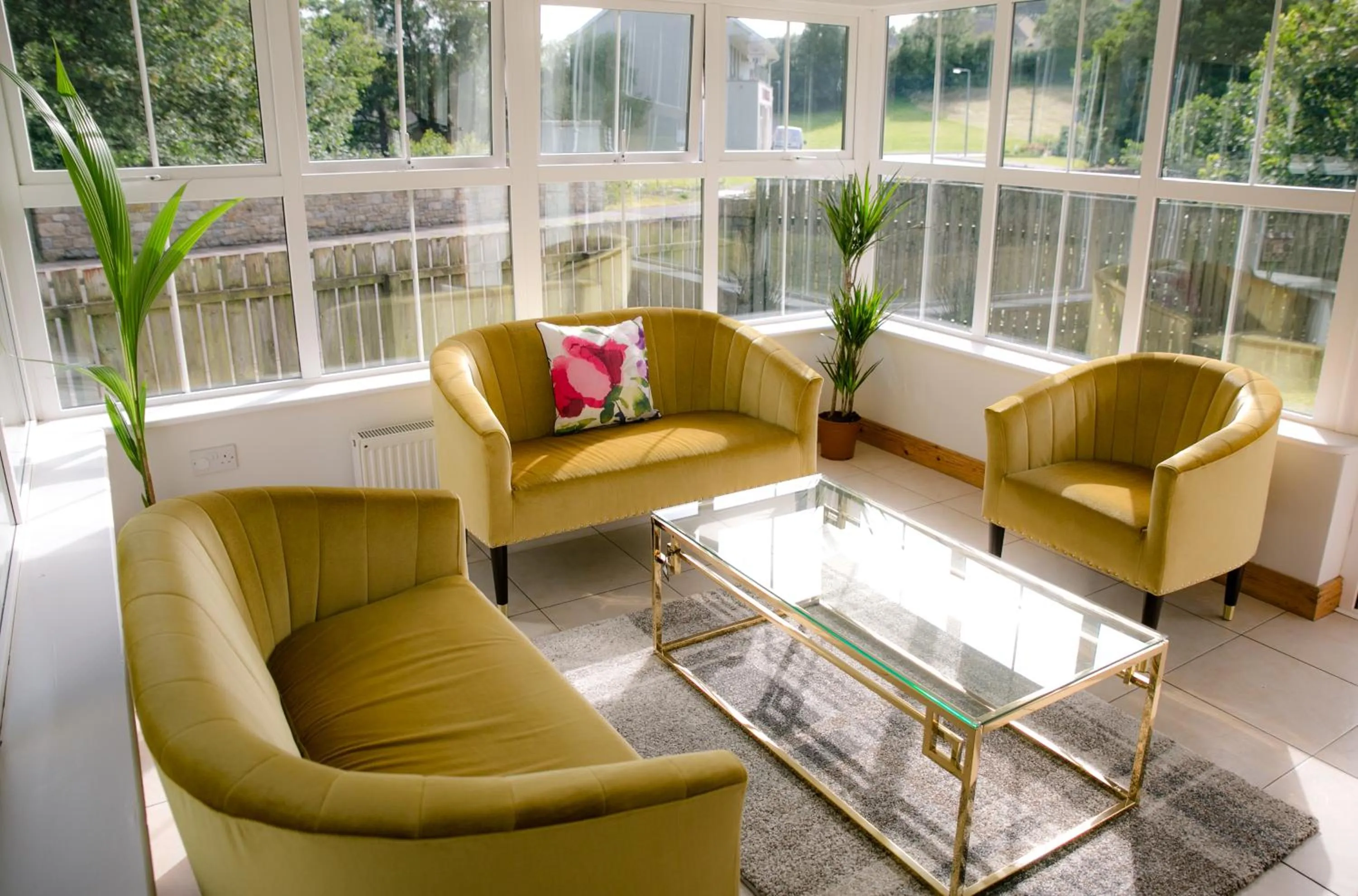 Seating area in Farmleigh House,