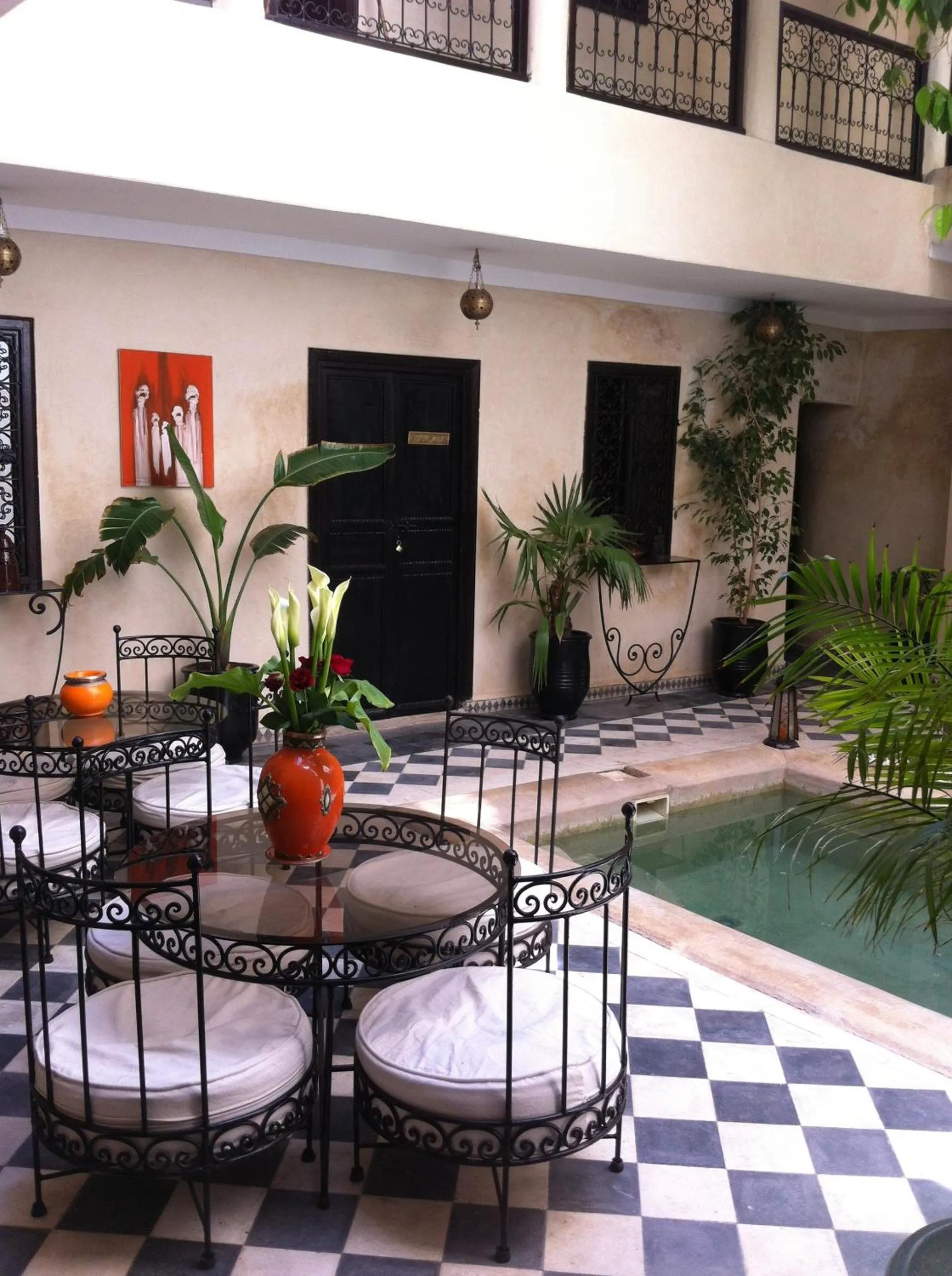 Patio in Riad Le Bel Oranger