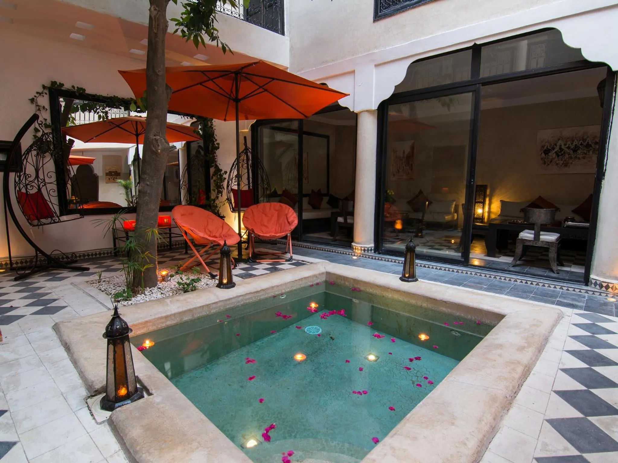 Patio in Riad Le Bel Oranger