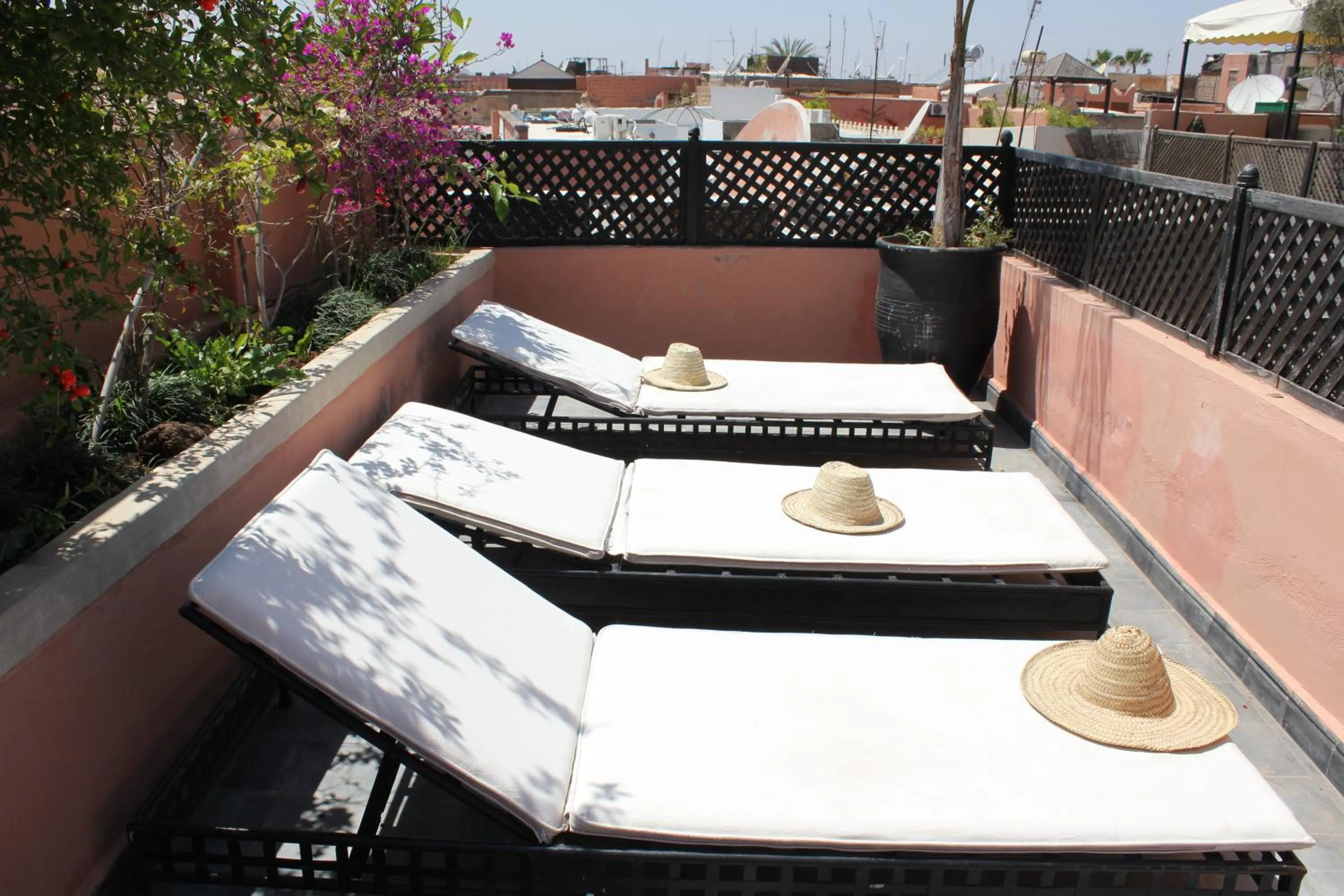 Solarium in Riad Le Bel Oranger
