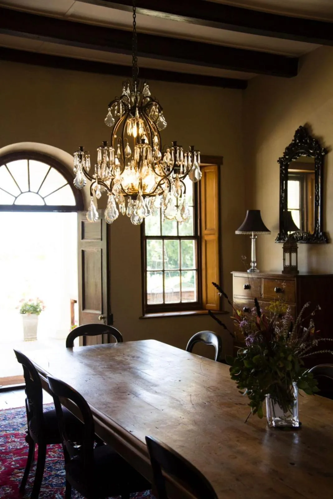 Dining area in Hawksmoor House