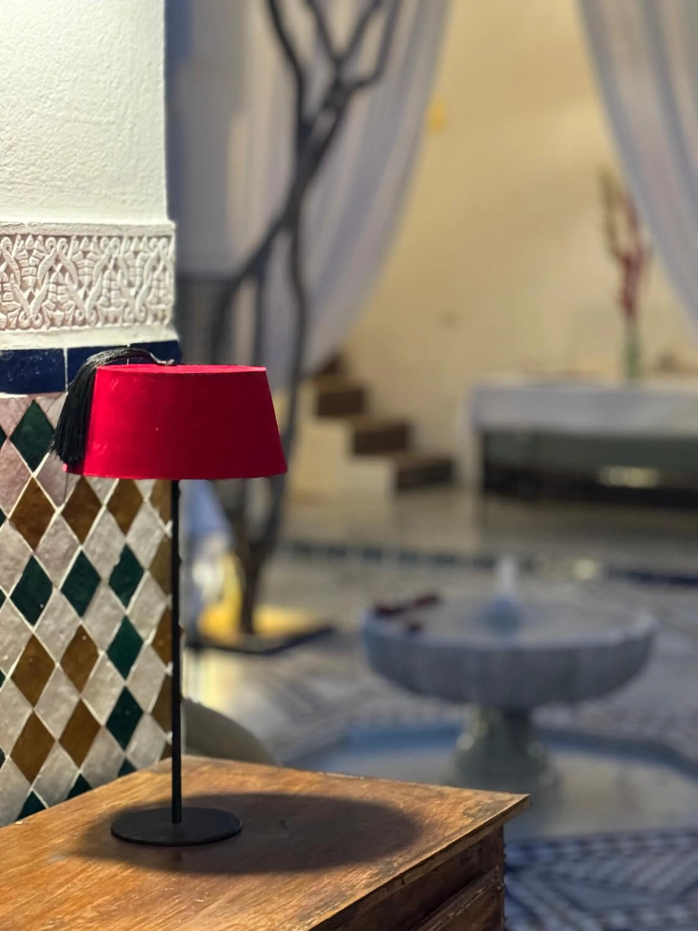 Decorative detail, Bed in Riad Twilight