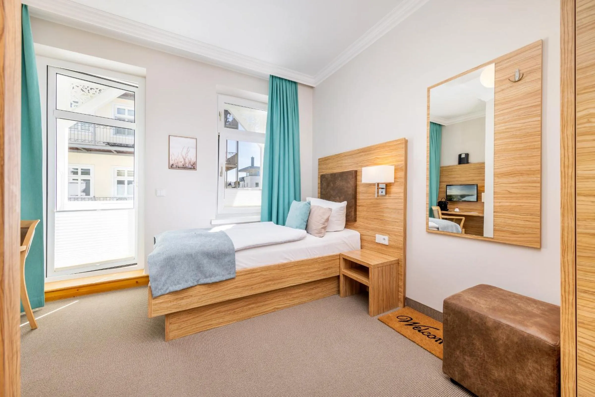 Bed in Strandhotel zur Promenade