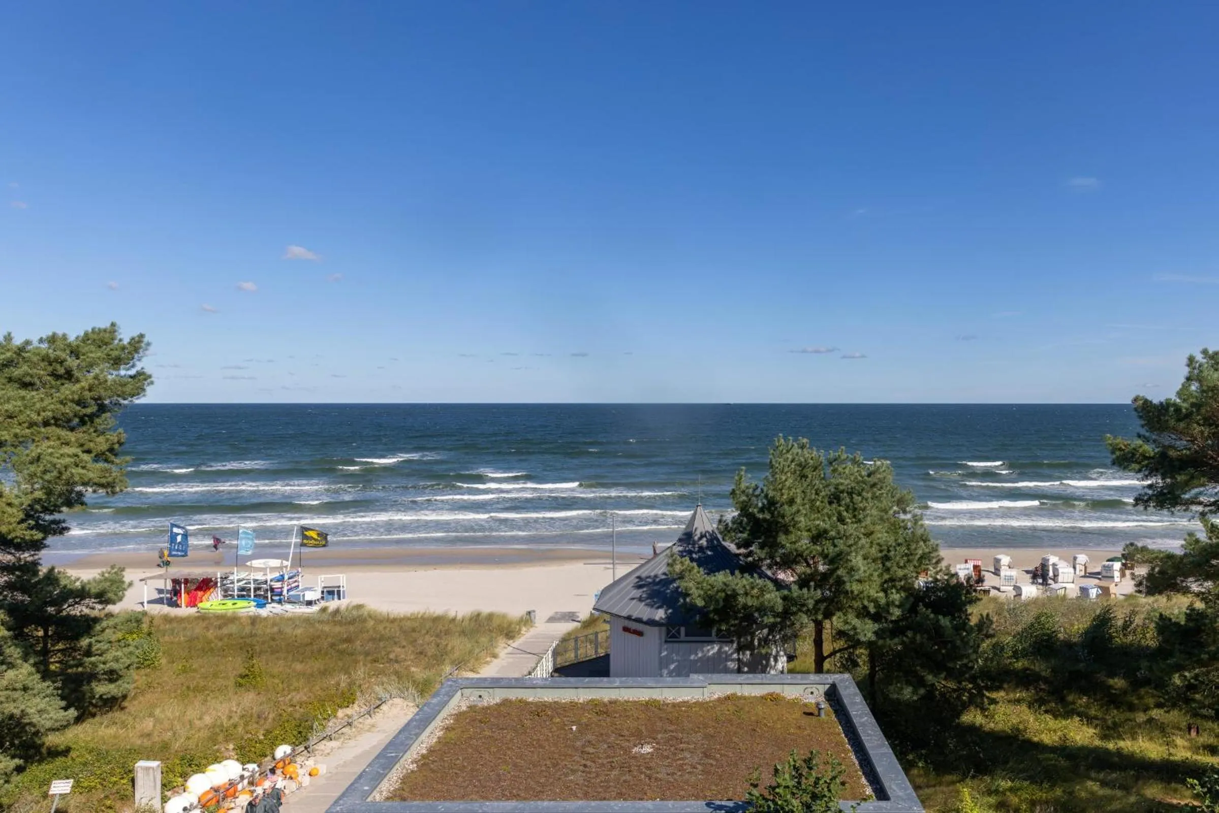 View (from property/room) in Strandhotel zur Promenade