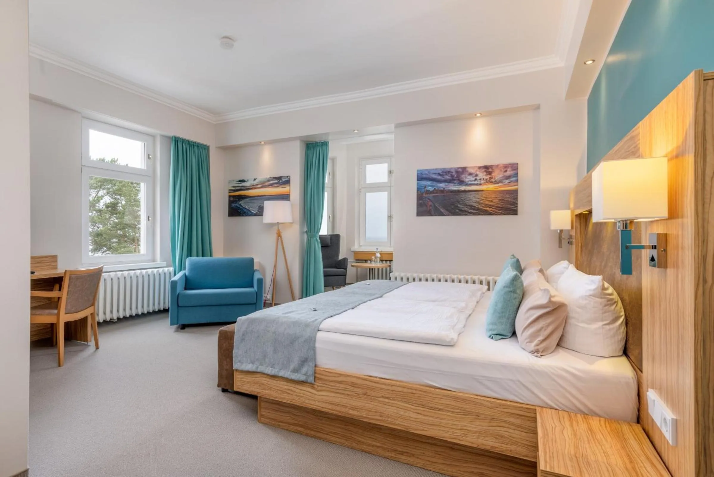 Bed in Strandhotel zur Promenade