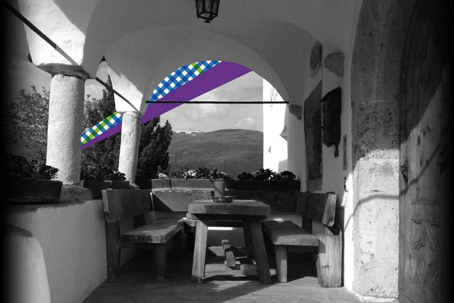 Balcony/Terrace in Ansitz Goller