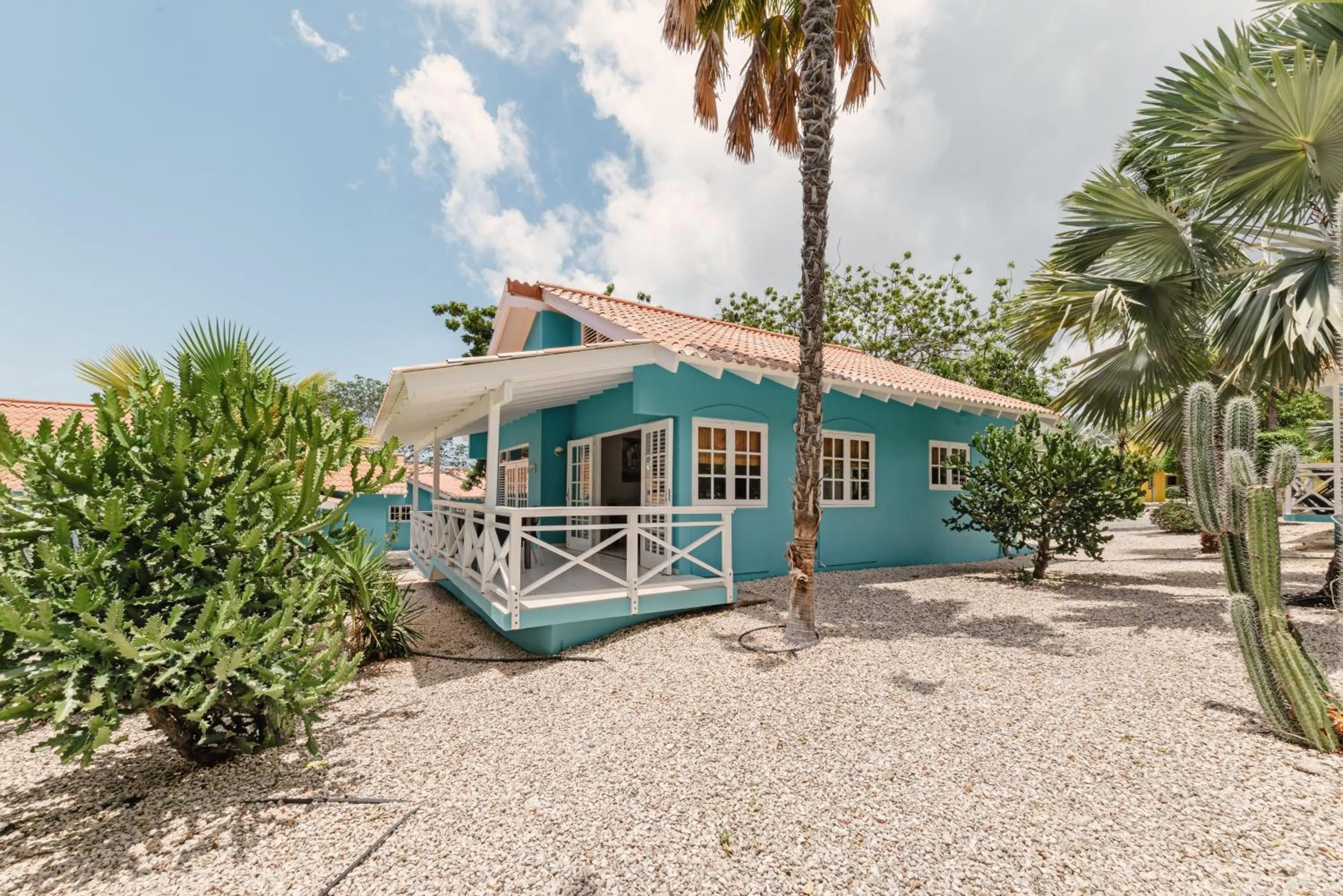 Garden in Bon Bini Resort Curacao