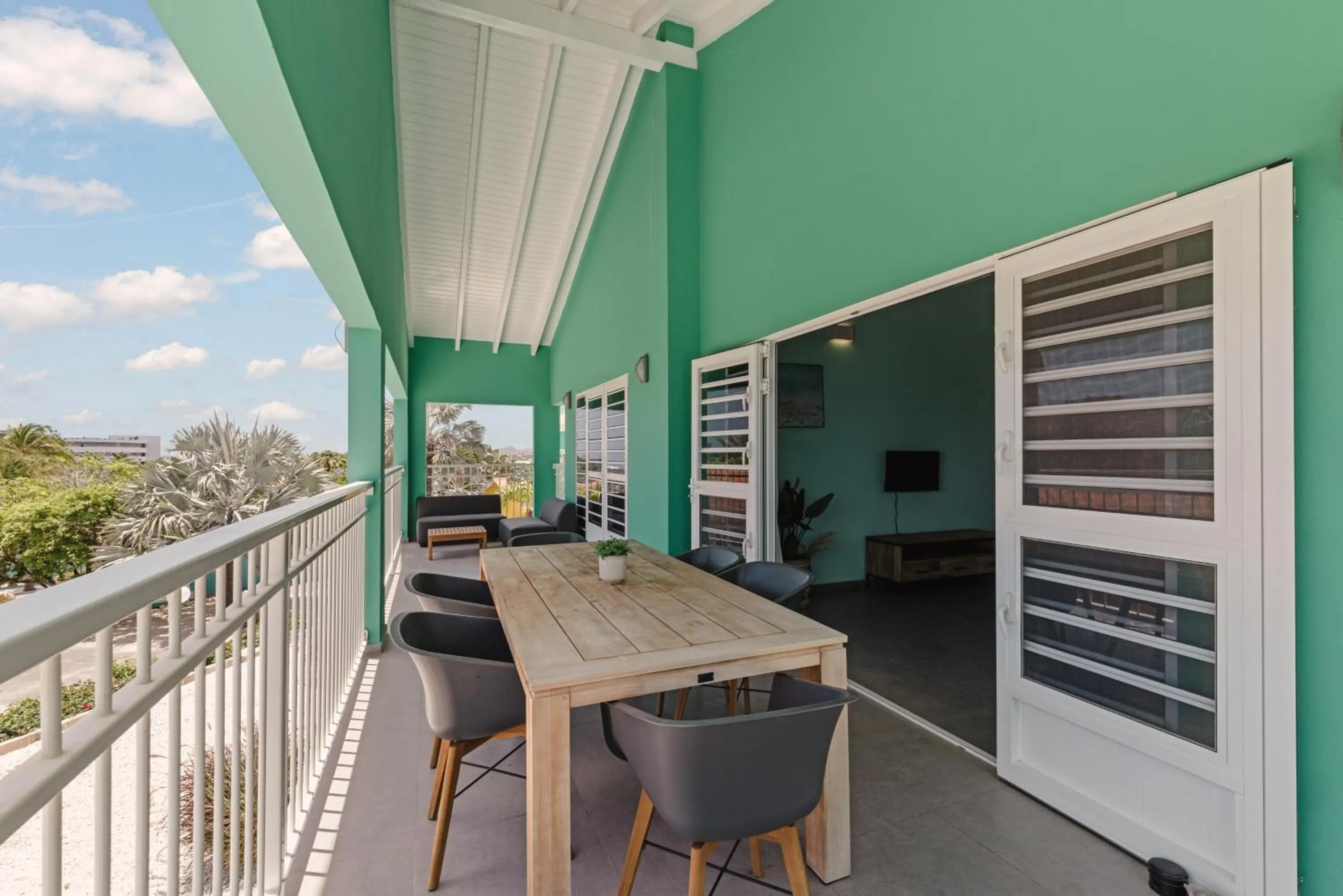 Balcony/Terrace in Bon Bini Resort Curacao