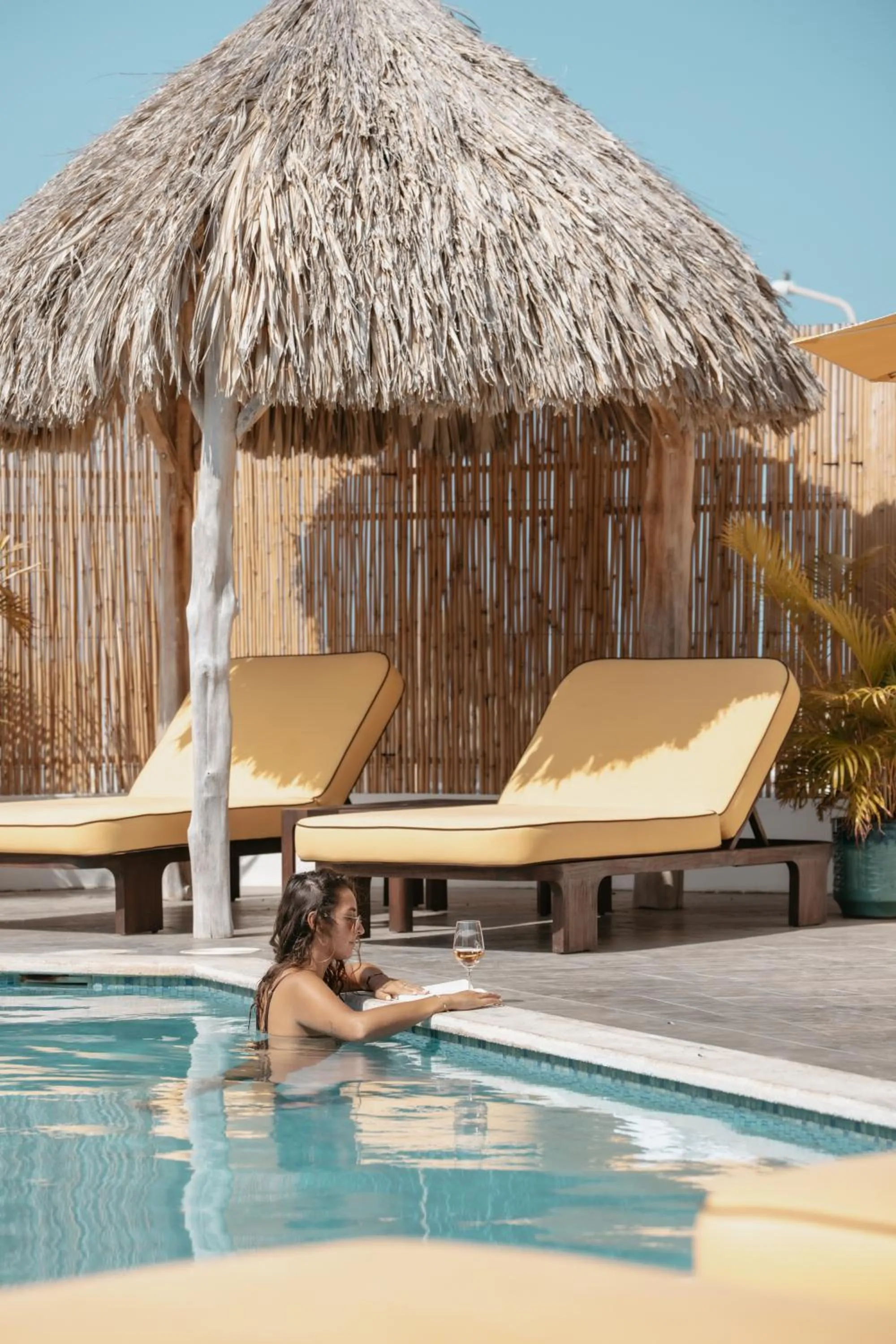 Swimming pool in Bon Bini Resort Curacao