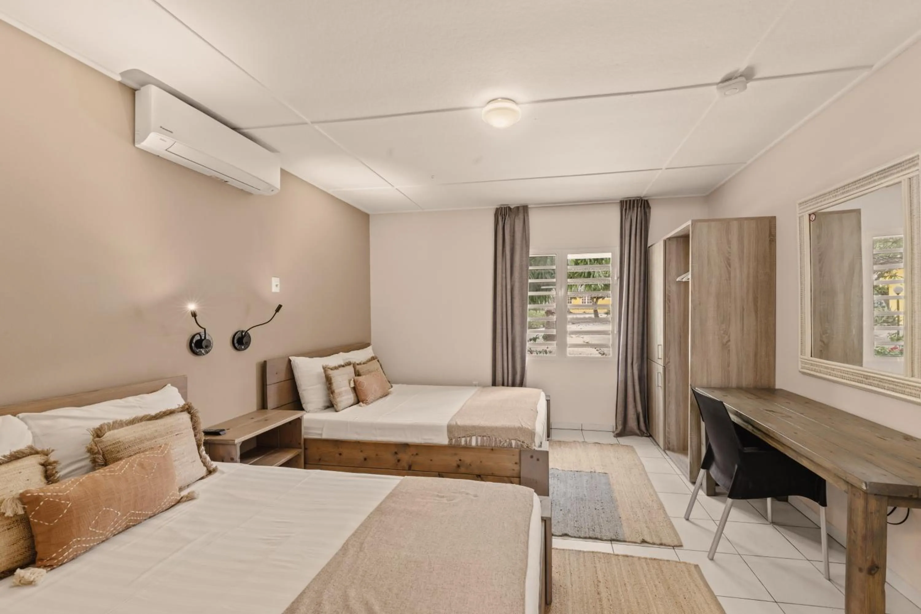 Bed in Bon Bini Resort Curacao