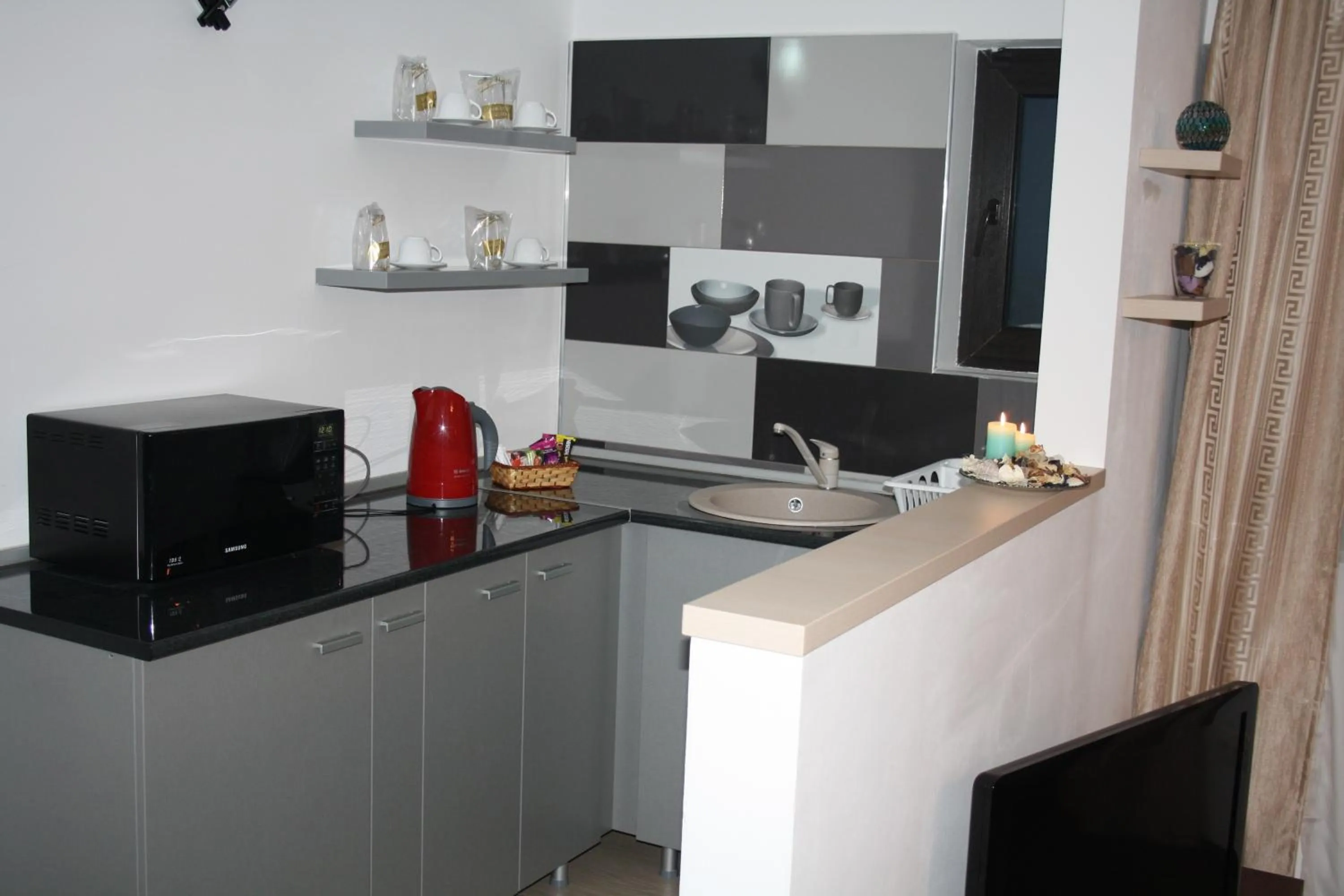 Kitchen or kitchenette in Hotel Solymar