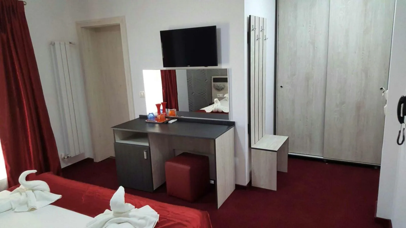 Bed in Hotel Solymar