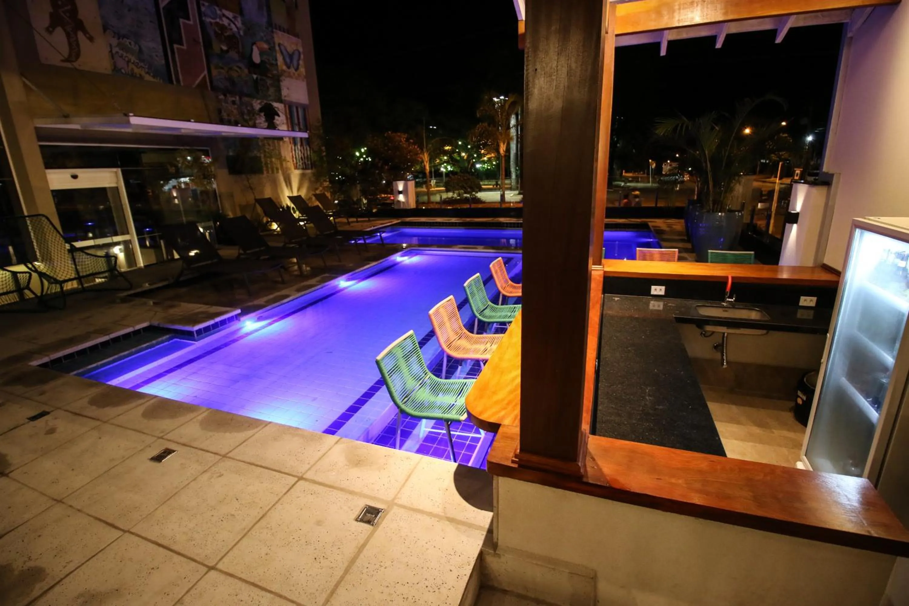 Pool view in Hotel da Praça