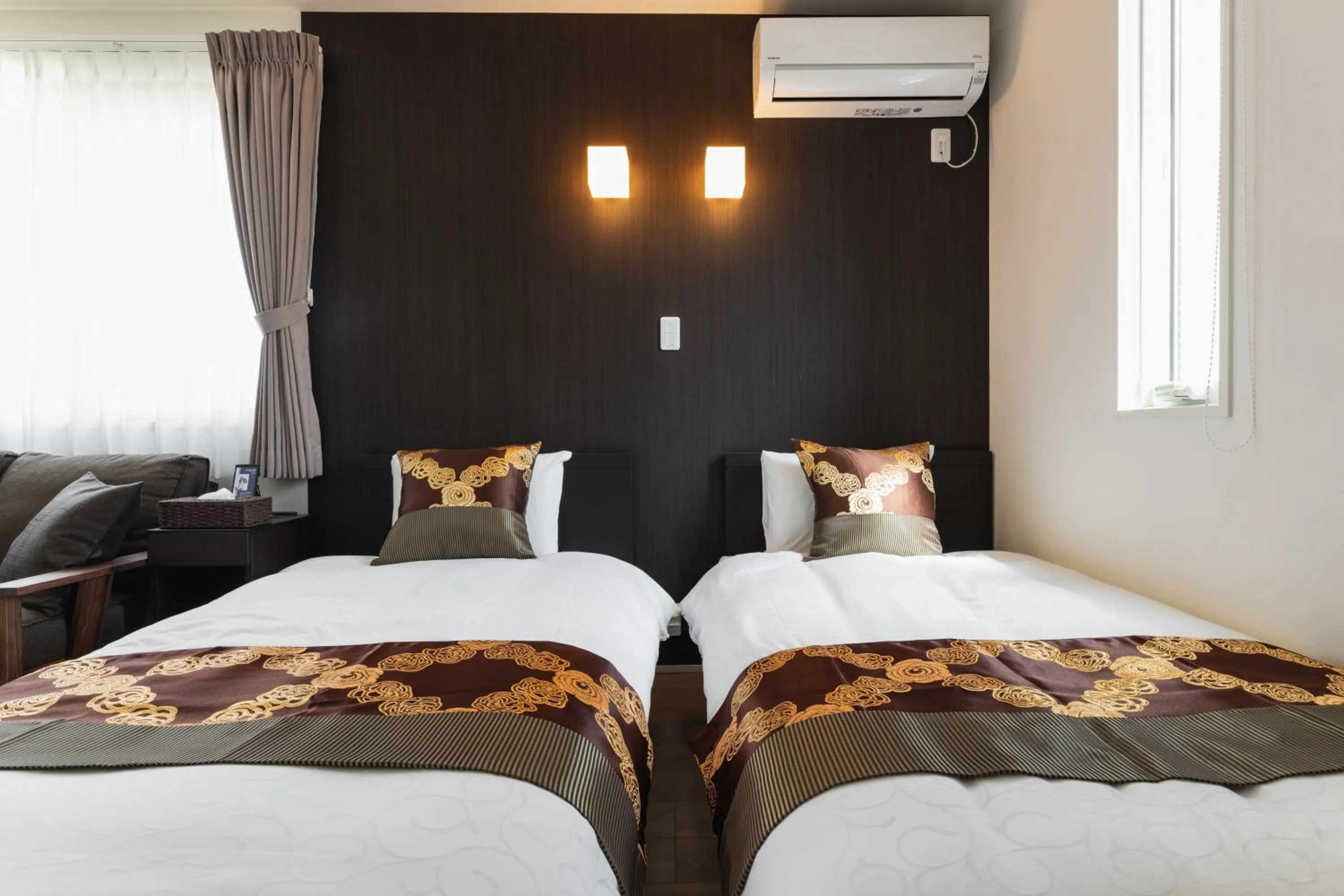 Bedroom, Bed in Ambicia Sasebo