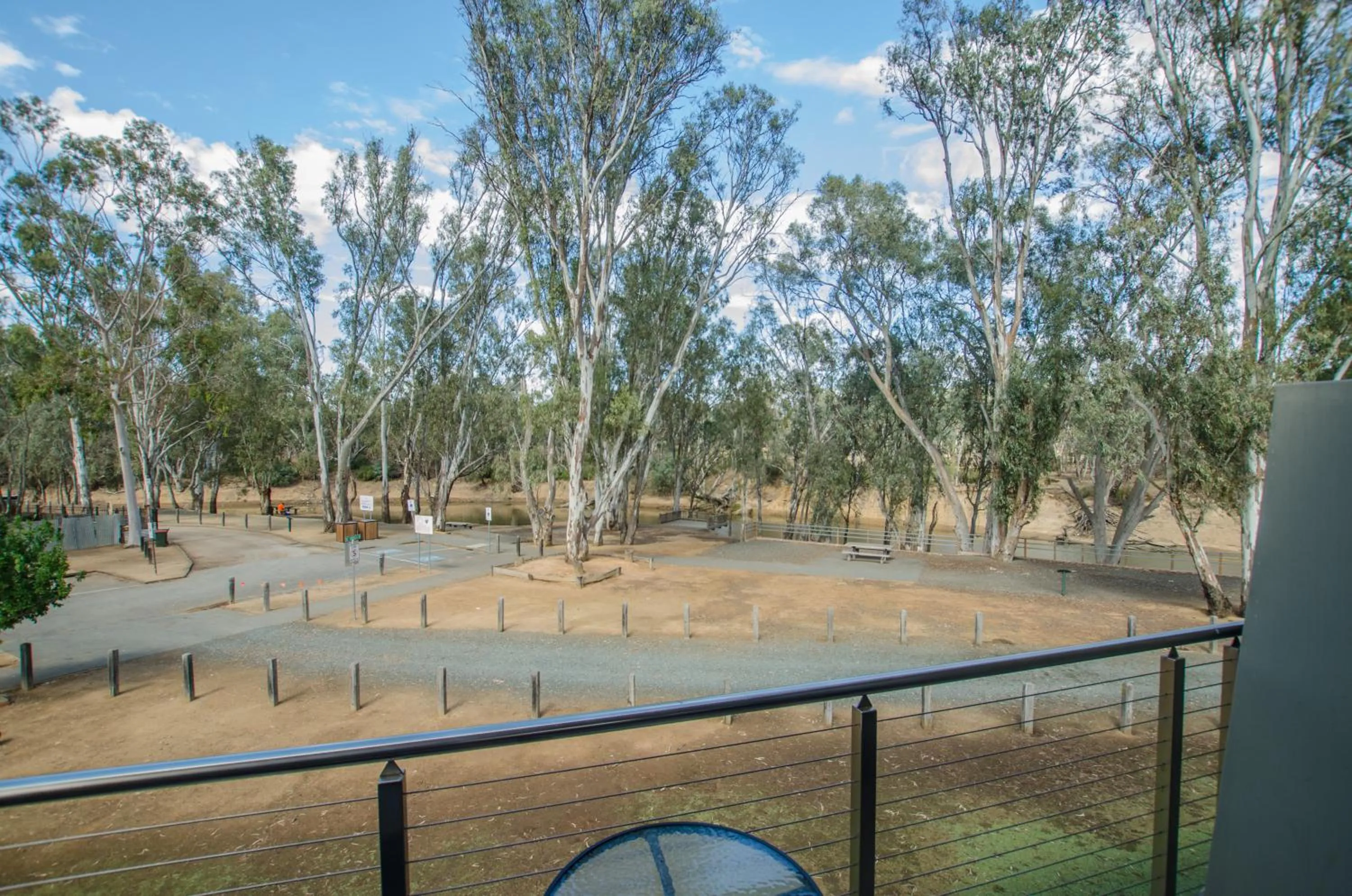 River view in Campaspe Lodge