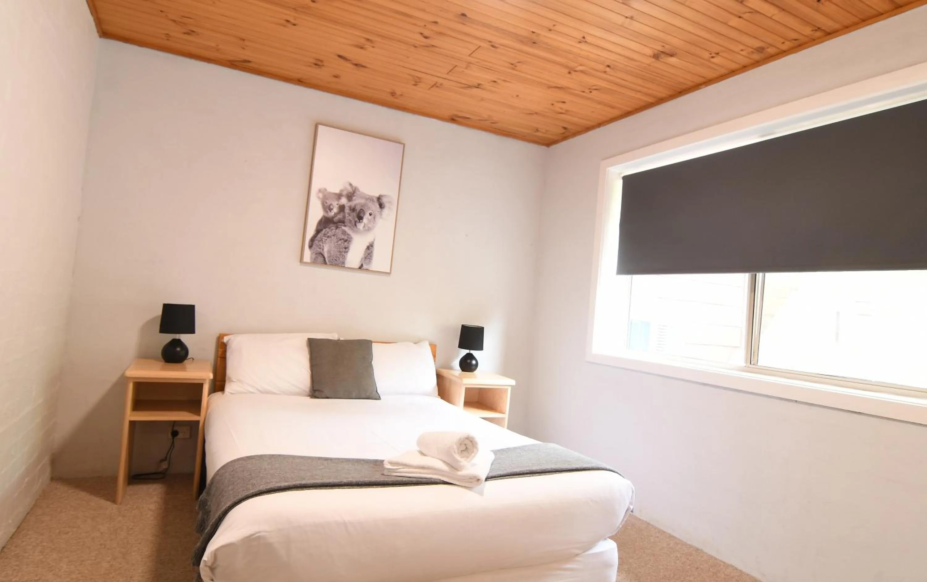 Bed in Kianinny Bush Cottages