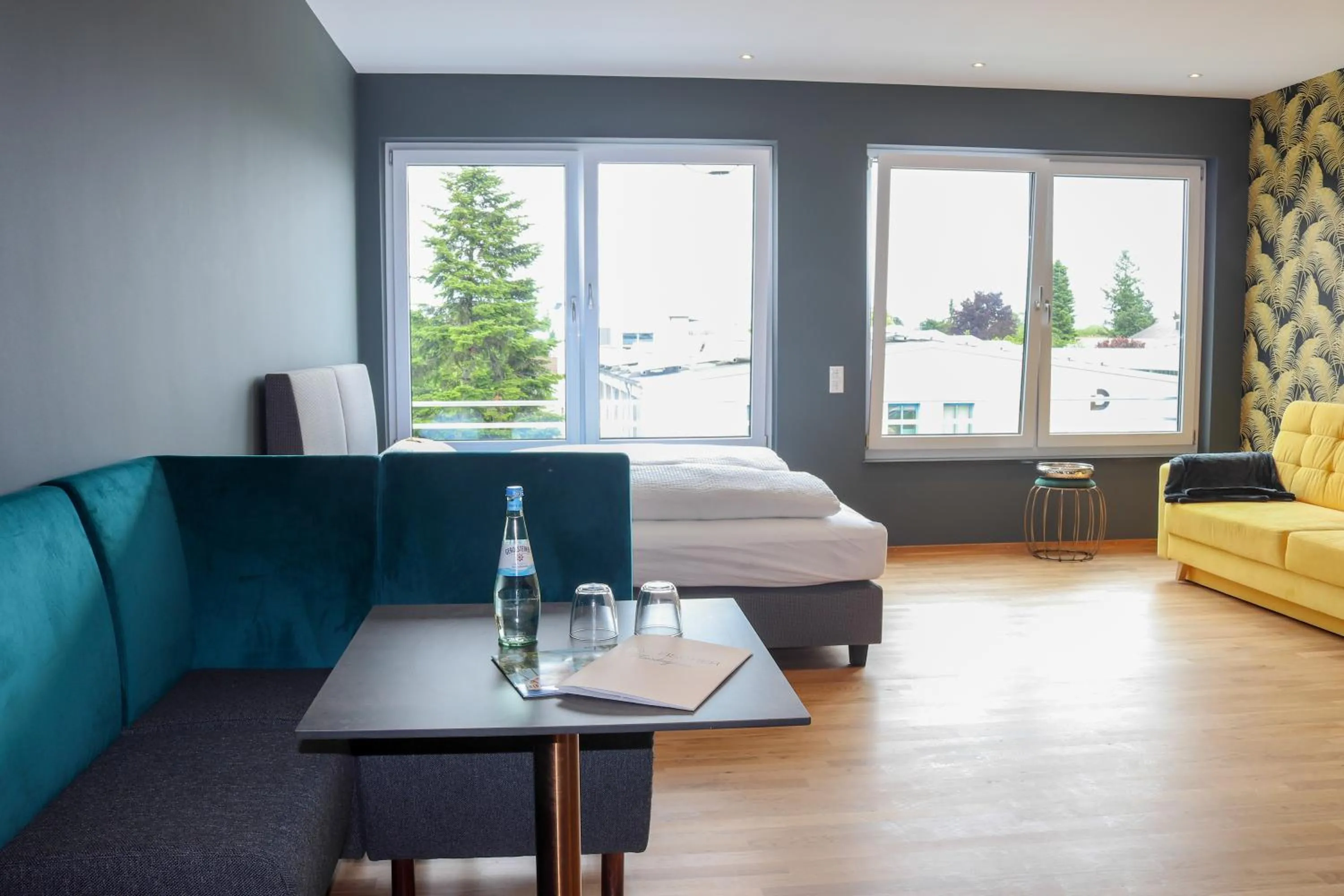 Bed in Das Fischer Boardinghouse BW