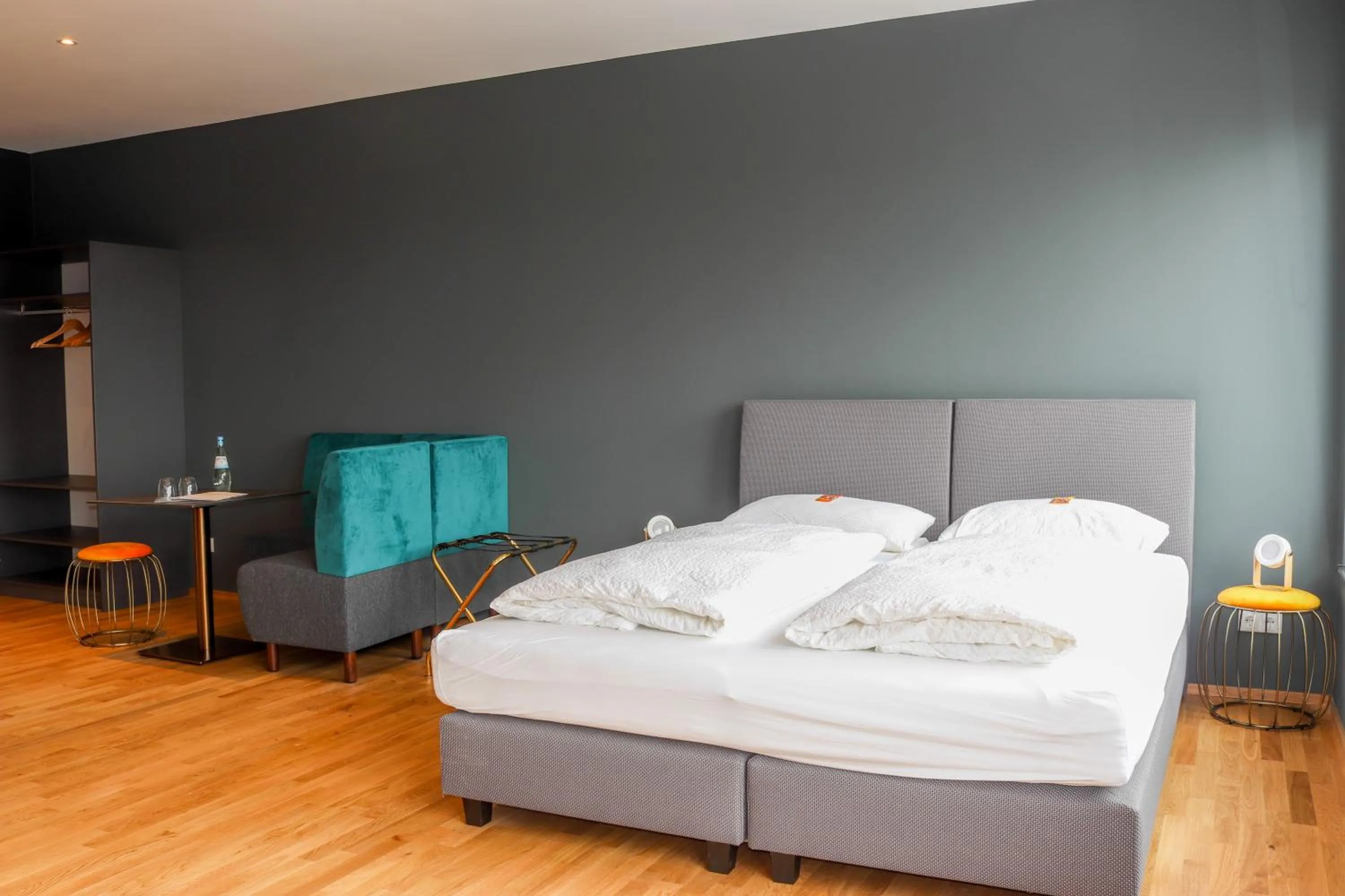 Bed in Das Fischer Boardinghouse BW