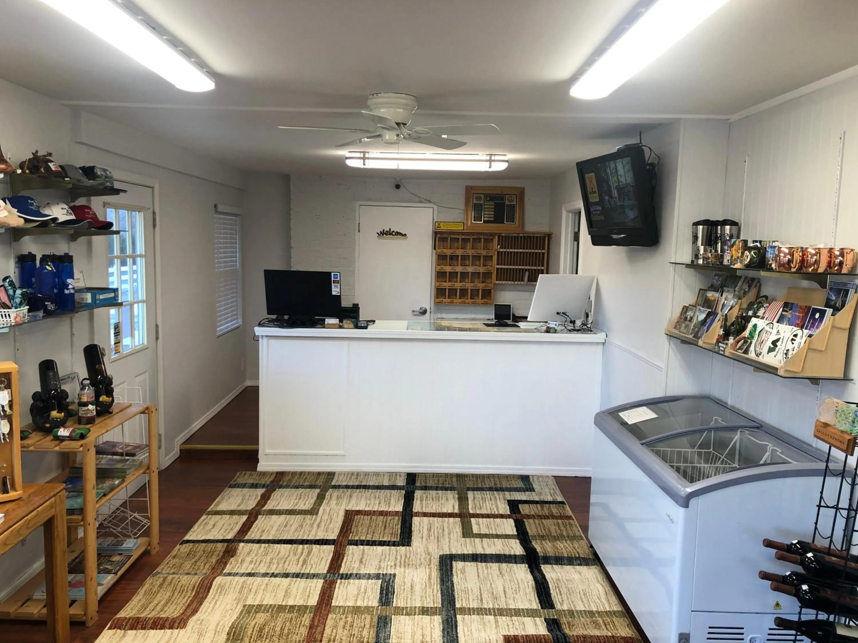 Lobby or reception in Meadowcliff Lodge Coleville