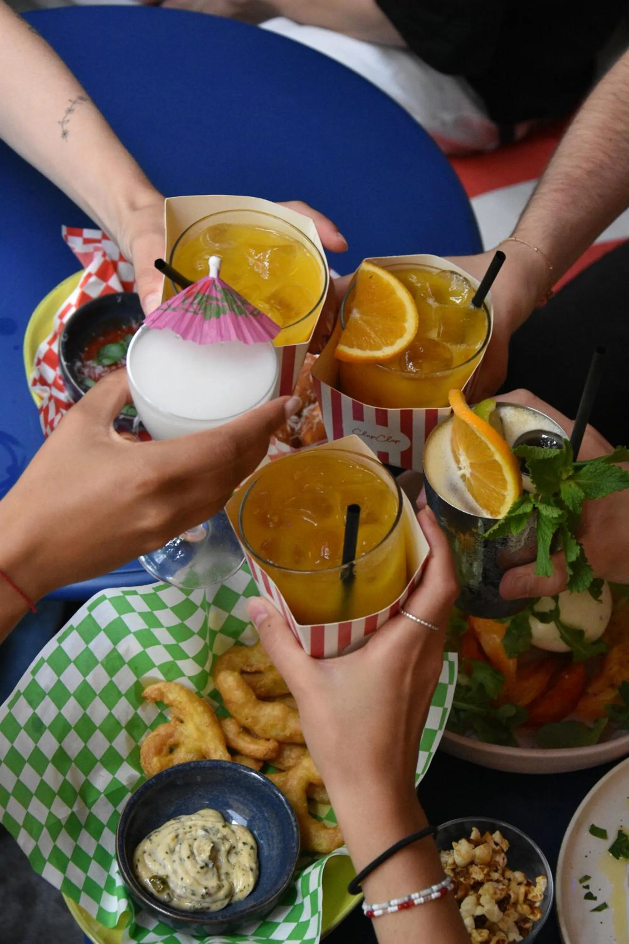 Balcony/Terrace in ClapClap Hôtel, Food & Bar