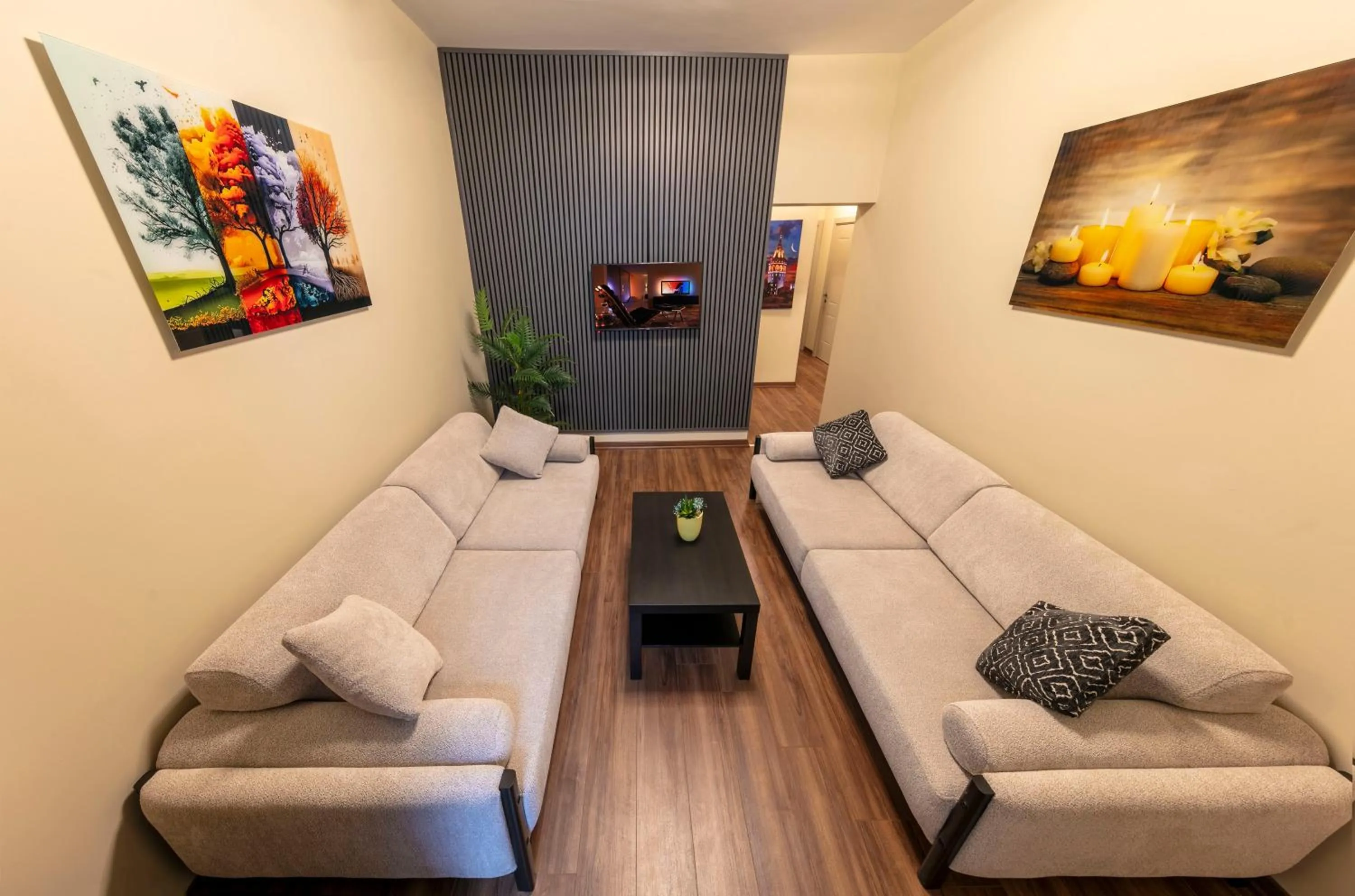 Living room in ROYAL TAKSIM SUITES