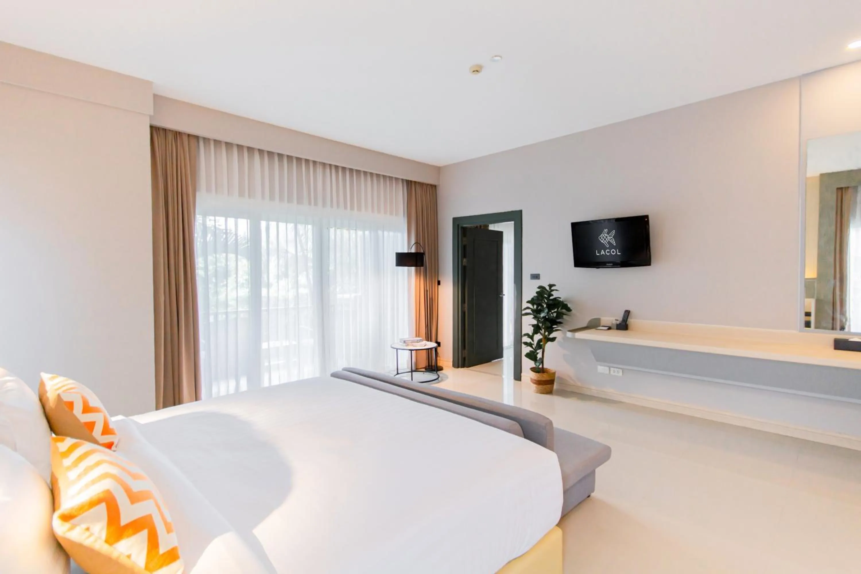 View (from property/room), Bed in Lacol Khao Yai - A Chatrium Collection