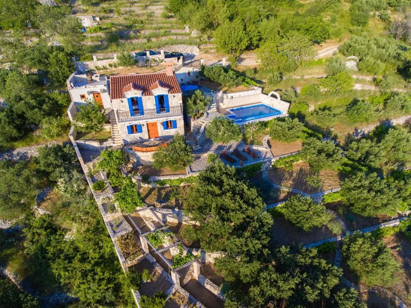 Villa Pina in Makarska, private pool