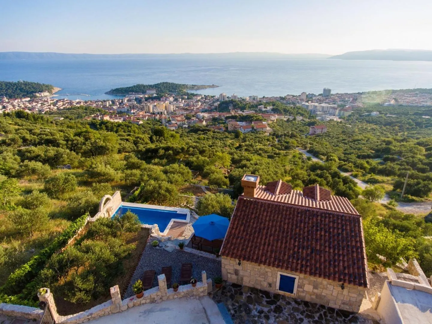 Villa Pina in Makarska, private pool