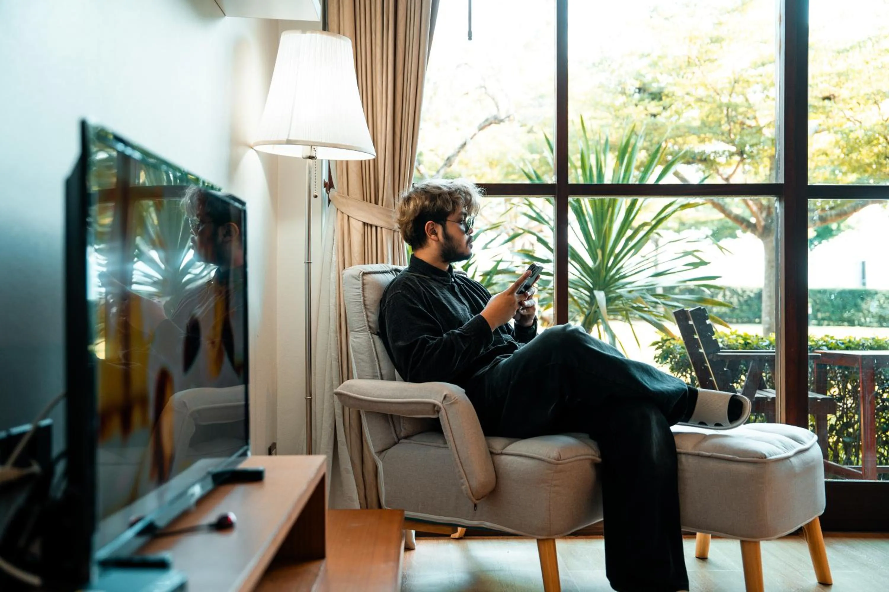 Living room in Ma Villa Khao Yai